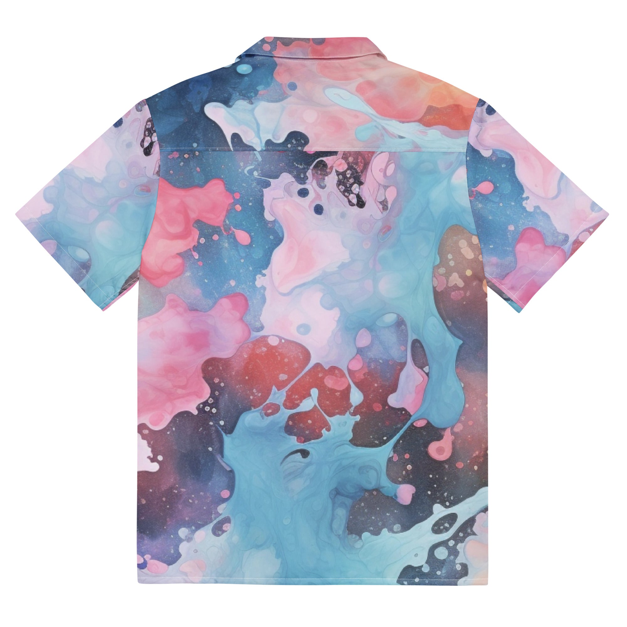 New Drip Button - Up Shirt | Abstract Art Shirt - Caster Coast