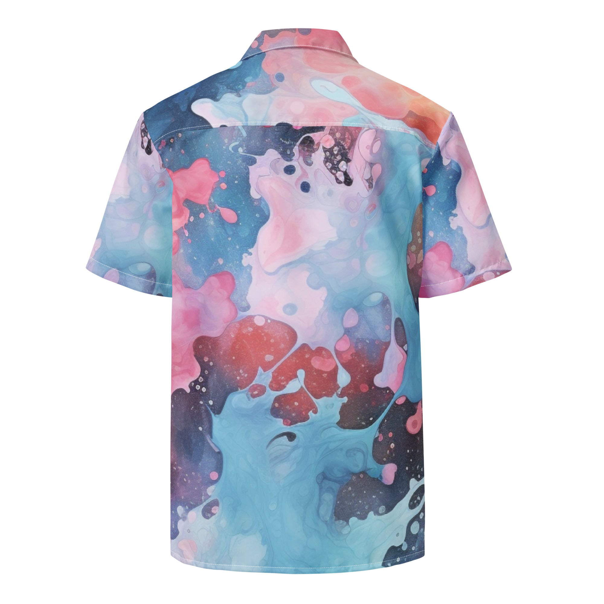 New Drip Button - Up Shirt | Abstract Art Shirt - Caster Coast