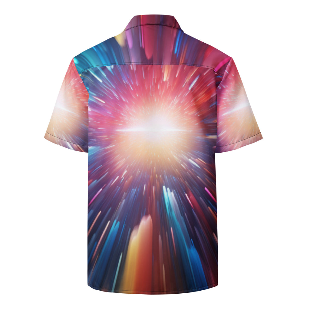 Across the Galaxy Button - Up Shirt | Space Sci - Fi Shirt - Caster Coast