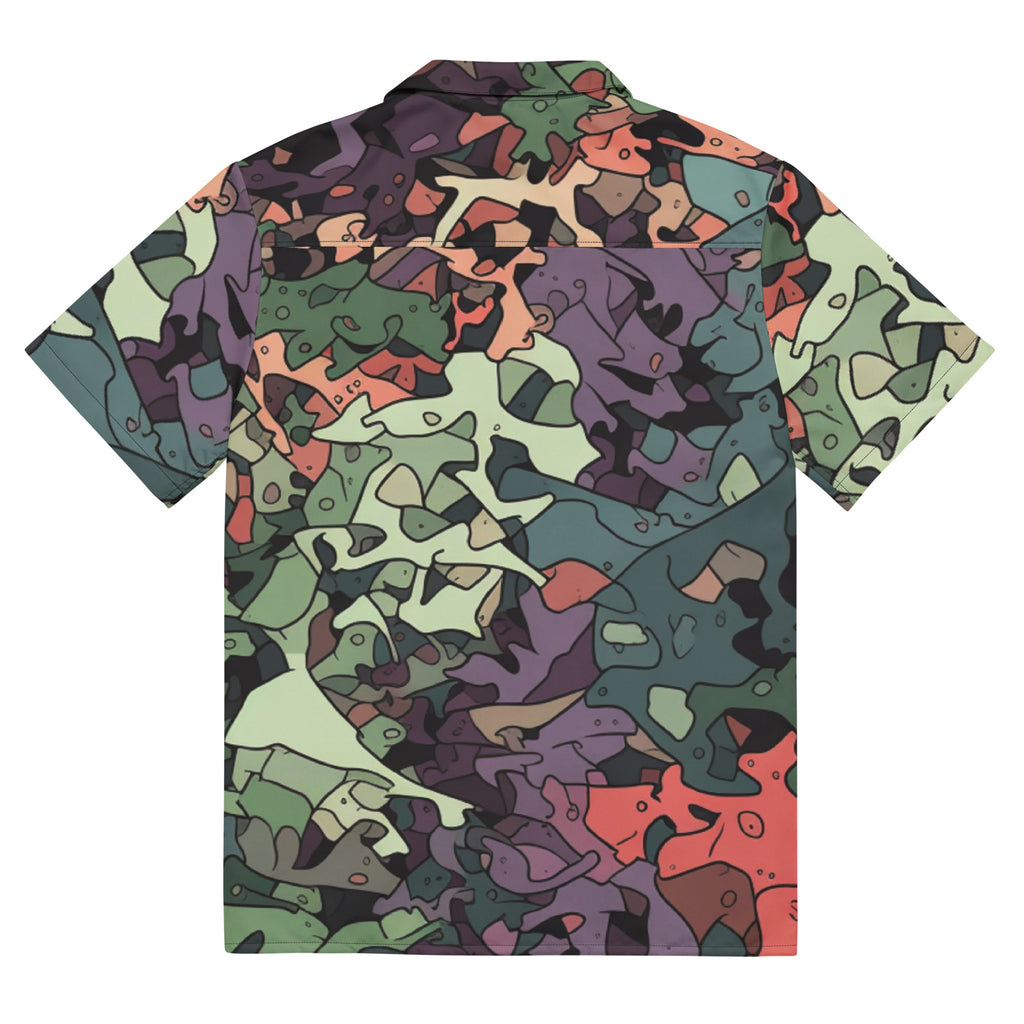 Dragon Camo Button - Up Shirt | Fantasy Camo Shirt - Caster Coast