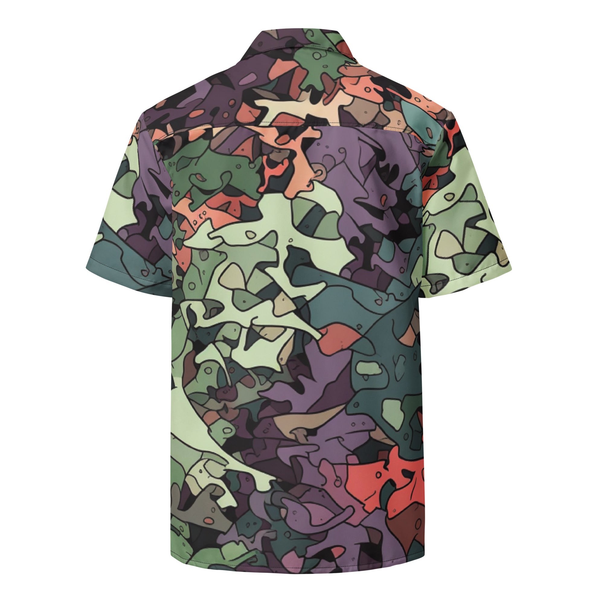 Dragon Camo Button - Up Shirt | Fantasy Camo Shirt - Caster Coast