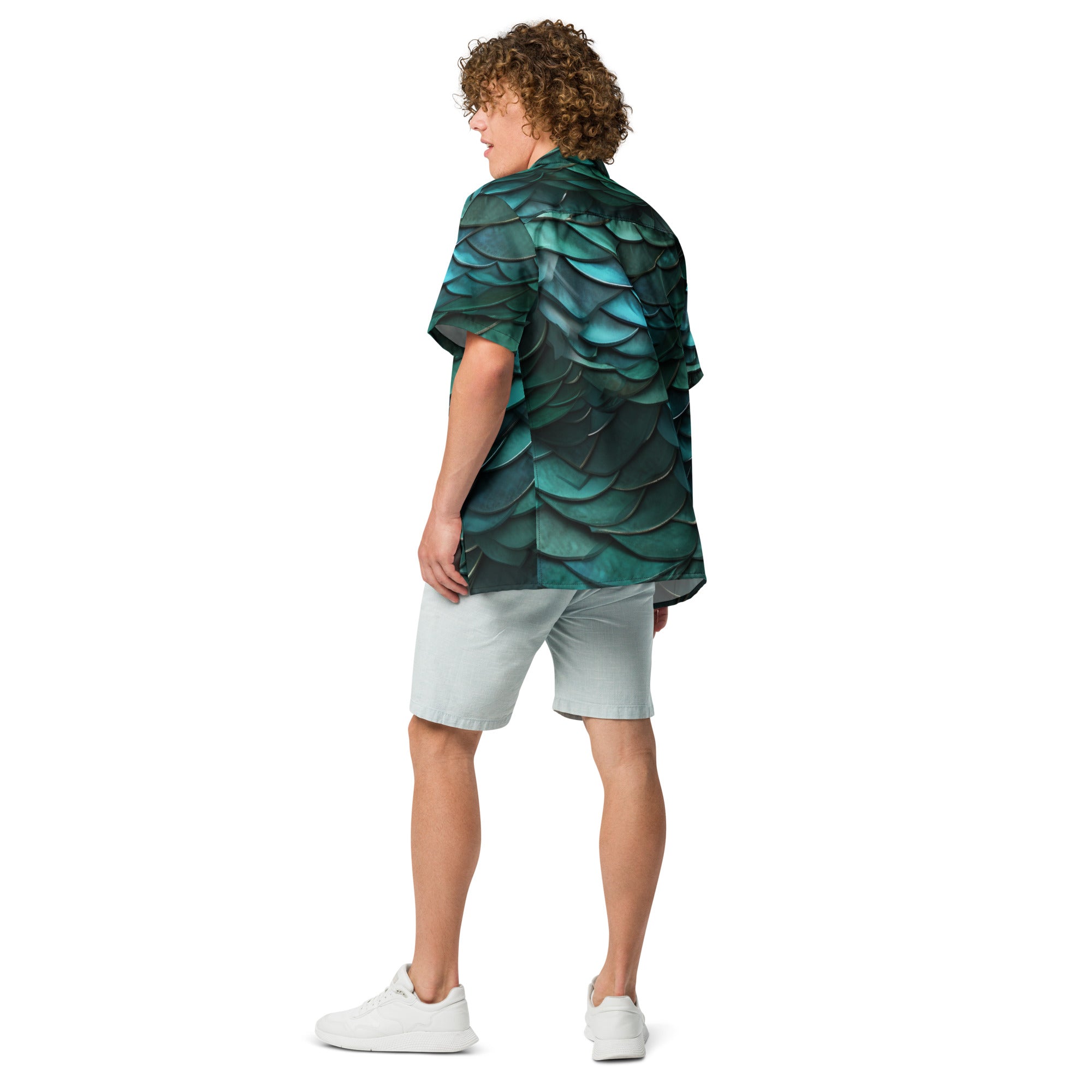 Dragonscale Armor Unisex button shirt - Caster Coast