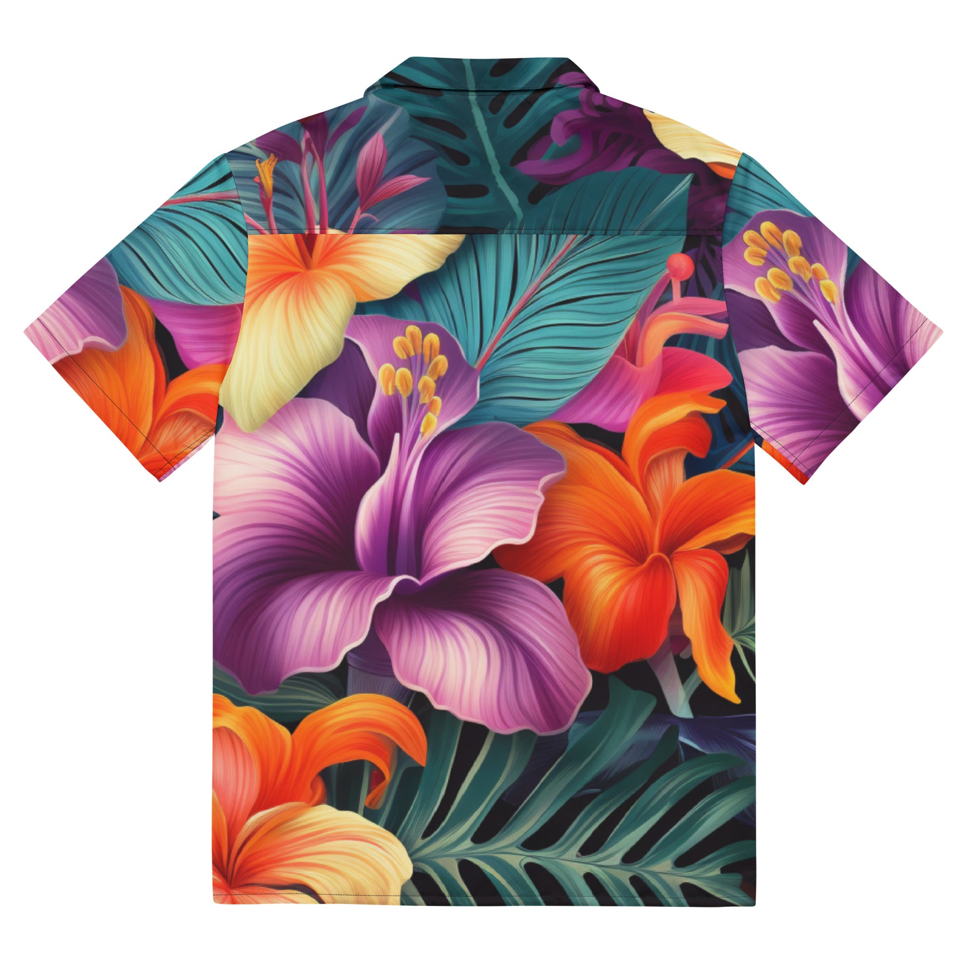 Hawaii Time Button - Up Shirt | Tropical Aloha Shirt - Caster Coast