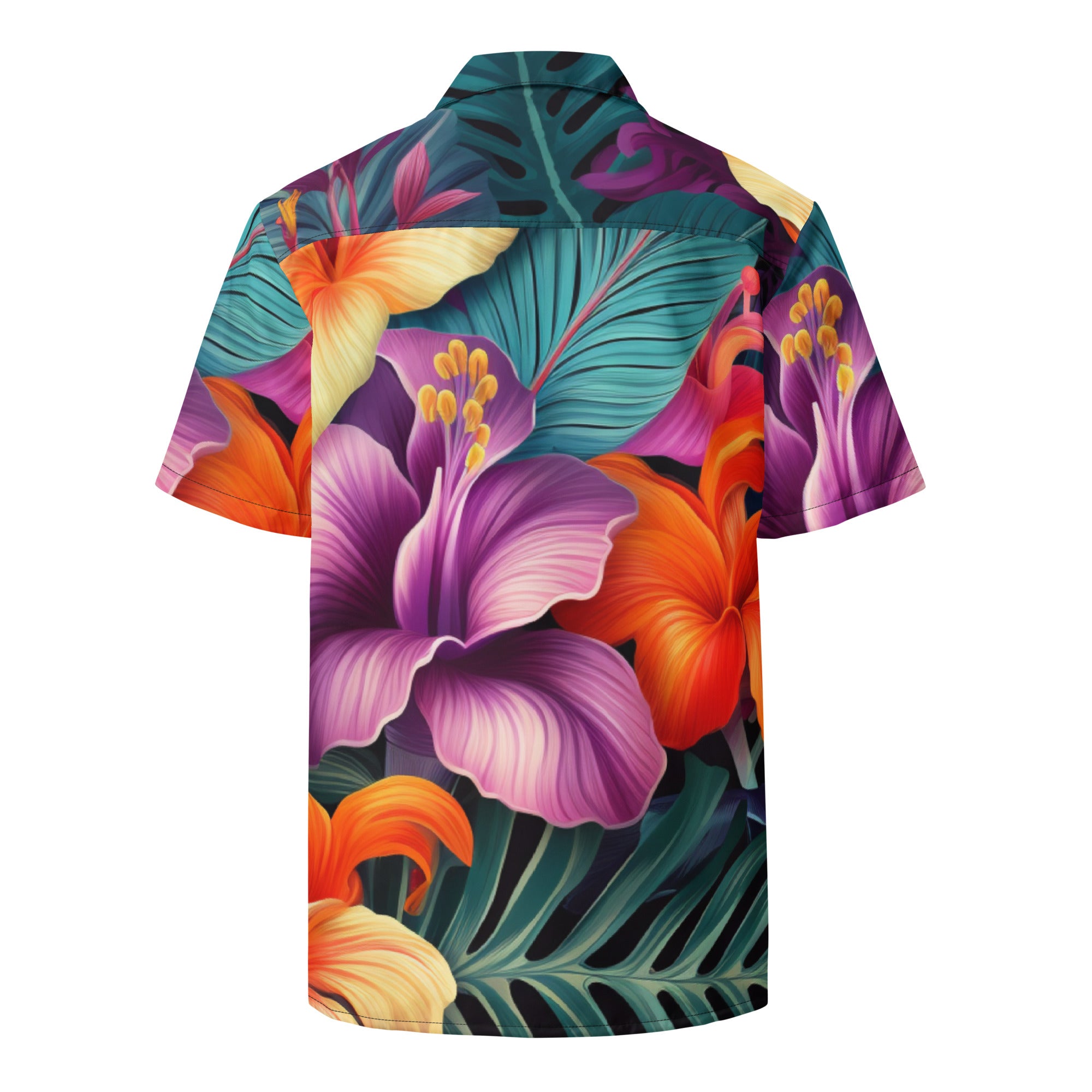 Hawaii Time Button - Up Shirt | Tropical Aloha Shirt - Caster Coast