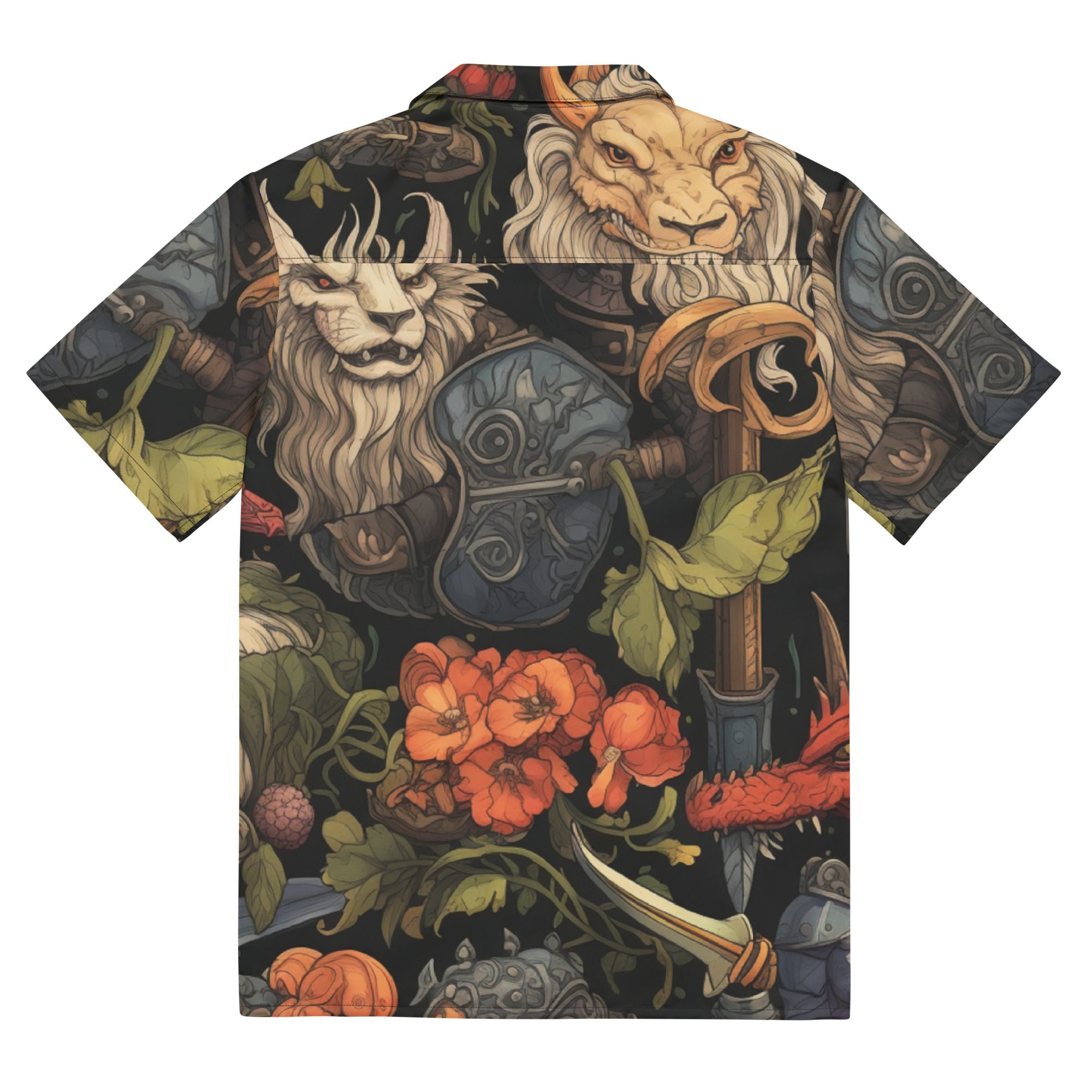Dungeon Master Button - Up Shirt | D&D Shirt for Geek Dads - Caster Coast