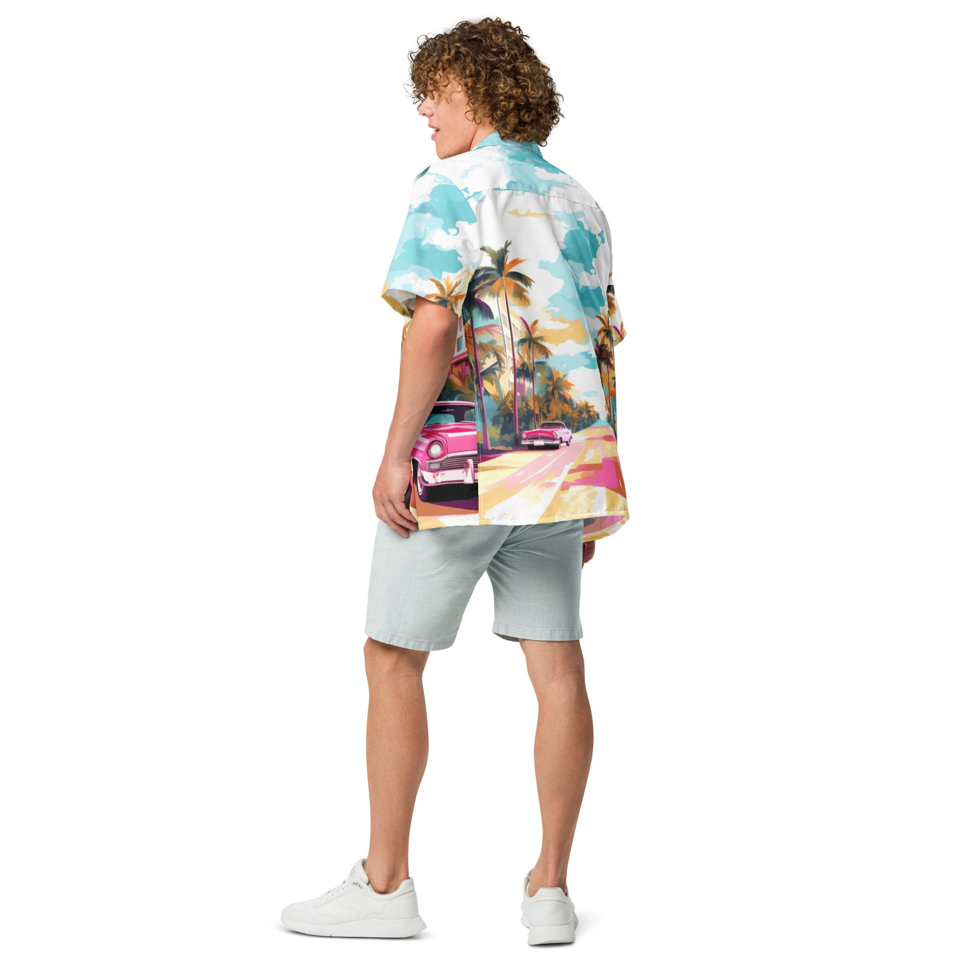 Ocean Drive Button - Up | Tropical Beach Shirt | Caster Coast - Caster Coast