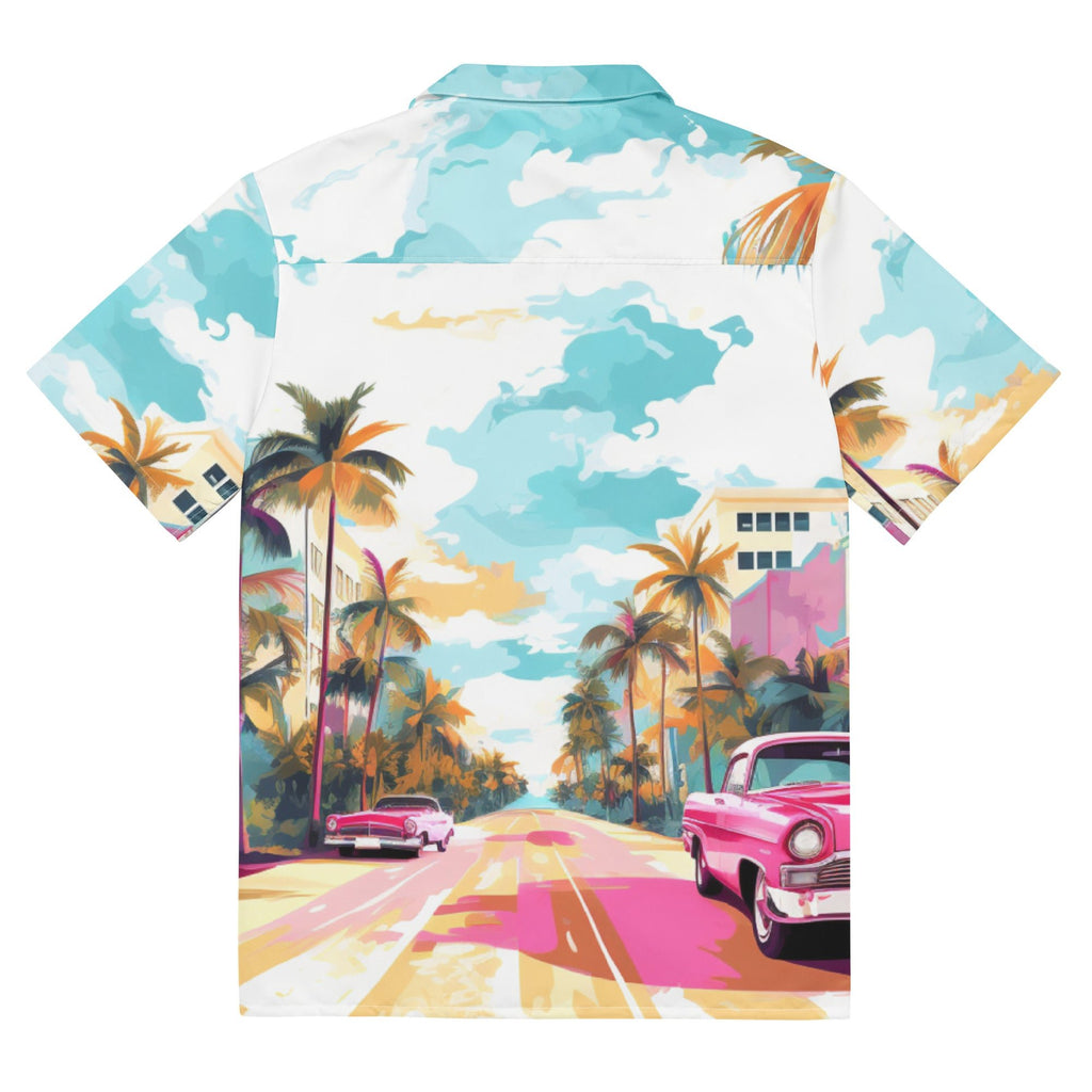 Ocean Drive Button - Up | Tropical Beach Shirt | Caster Coast - Caster Coast