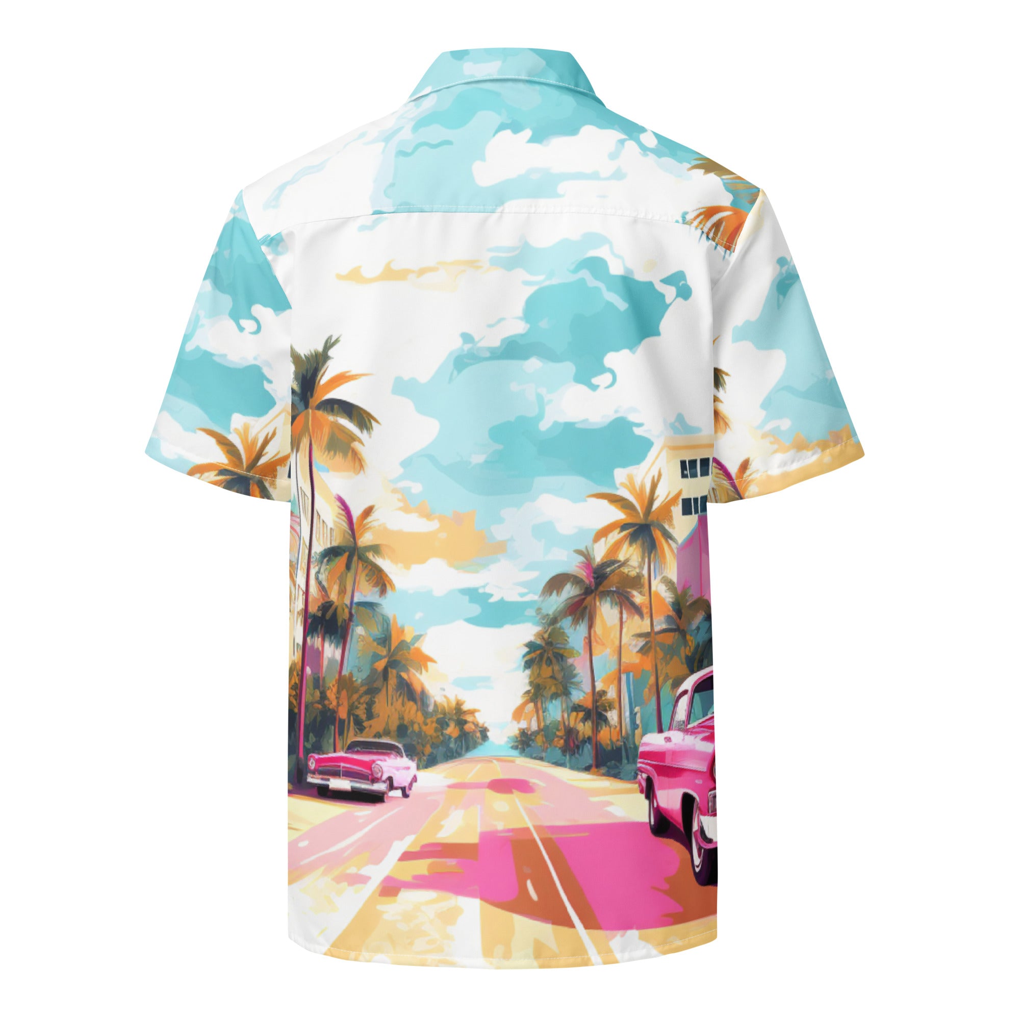 Ocean Drive Button - Up | Tropical Beach Shirt | Caster Coast - Caster Coast