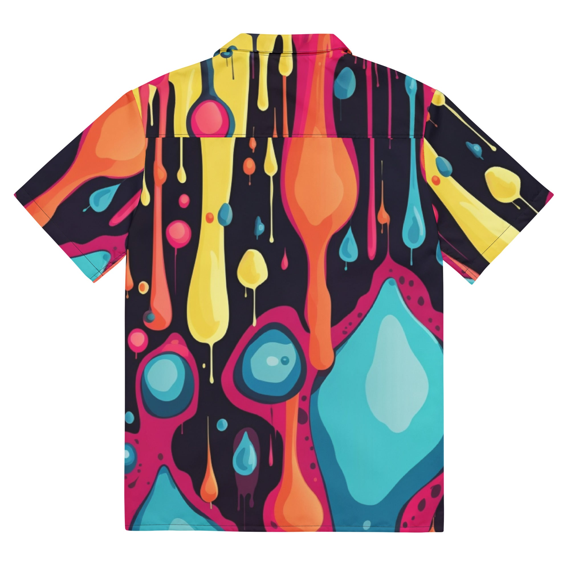 Splatterpaint Fun Button - Up | Colorful Art Shirt | Caster Coast - Caster Coast