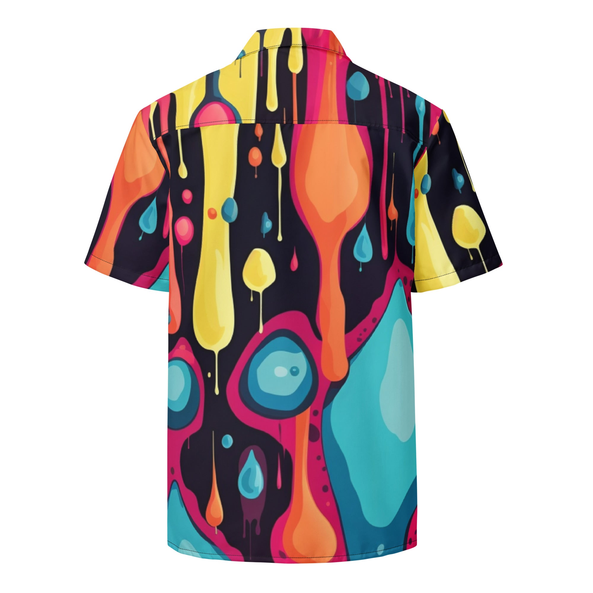 Splatterpaint Fun Button - Up | Colorful Art Shirt | Caster Coast - Caster Coast