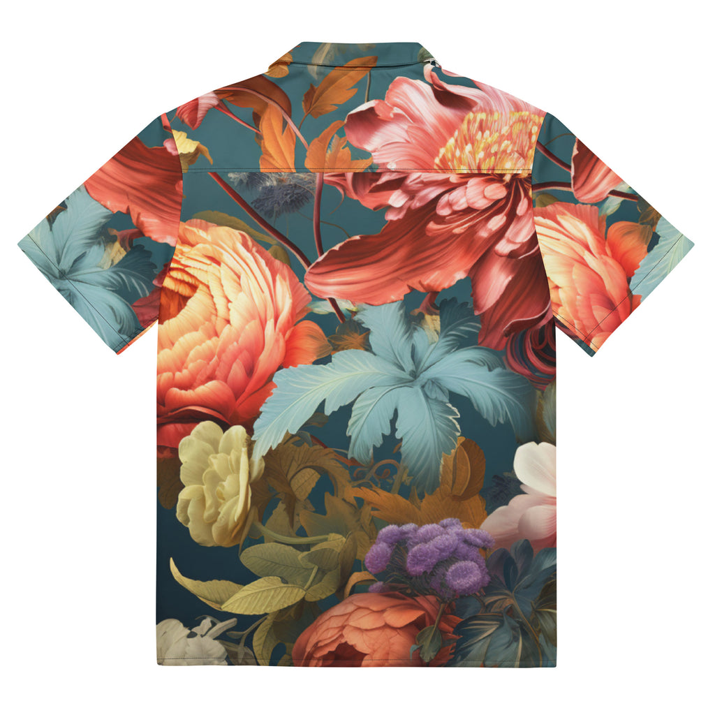 NPC Vacation Shirt | Funny Gamer Dad Floral Button - Up - Caster Coast