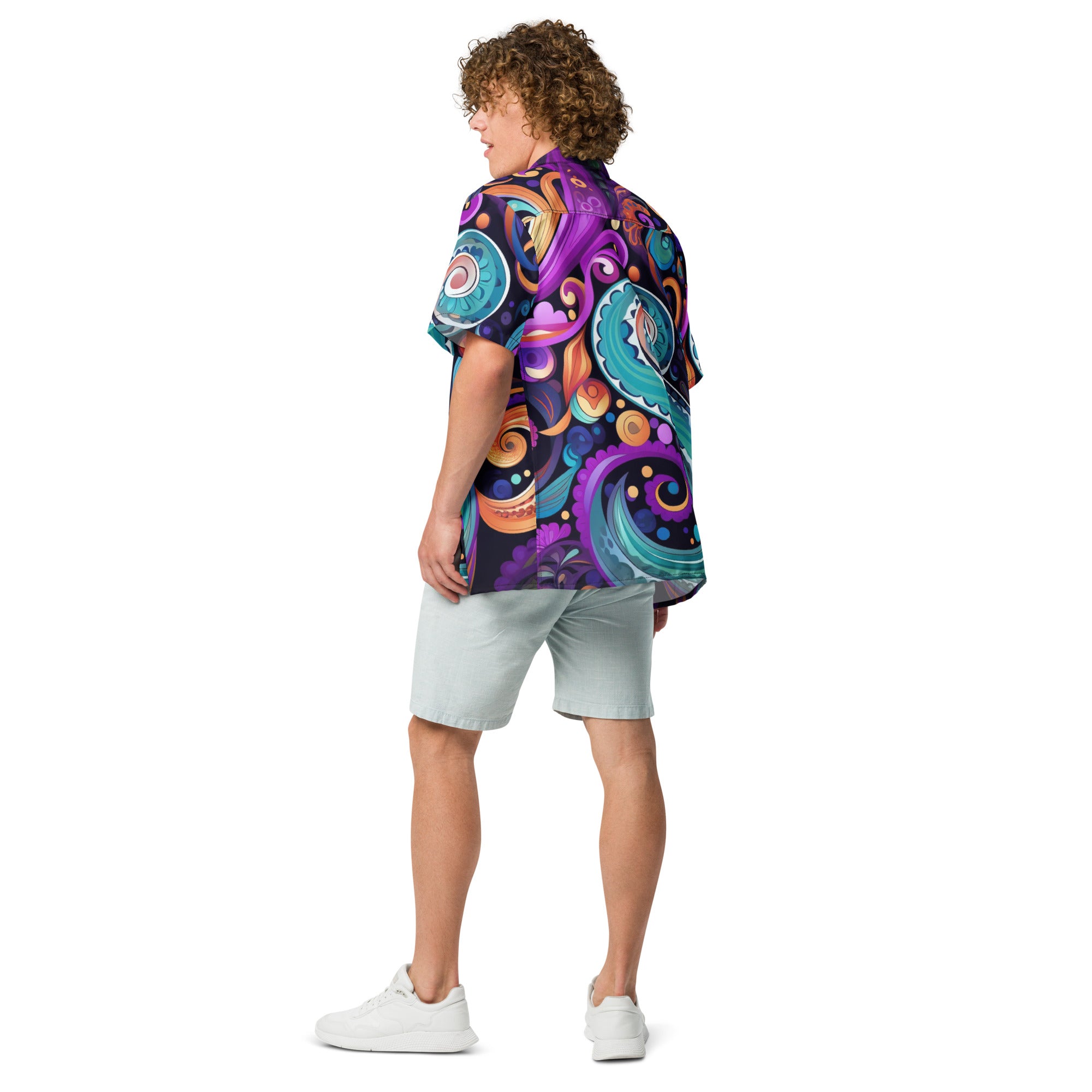 The Adventurer's Map Paisley Shirt | RPG Gamer Button - Up - Caster Coast