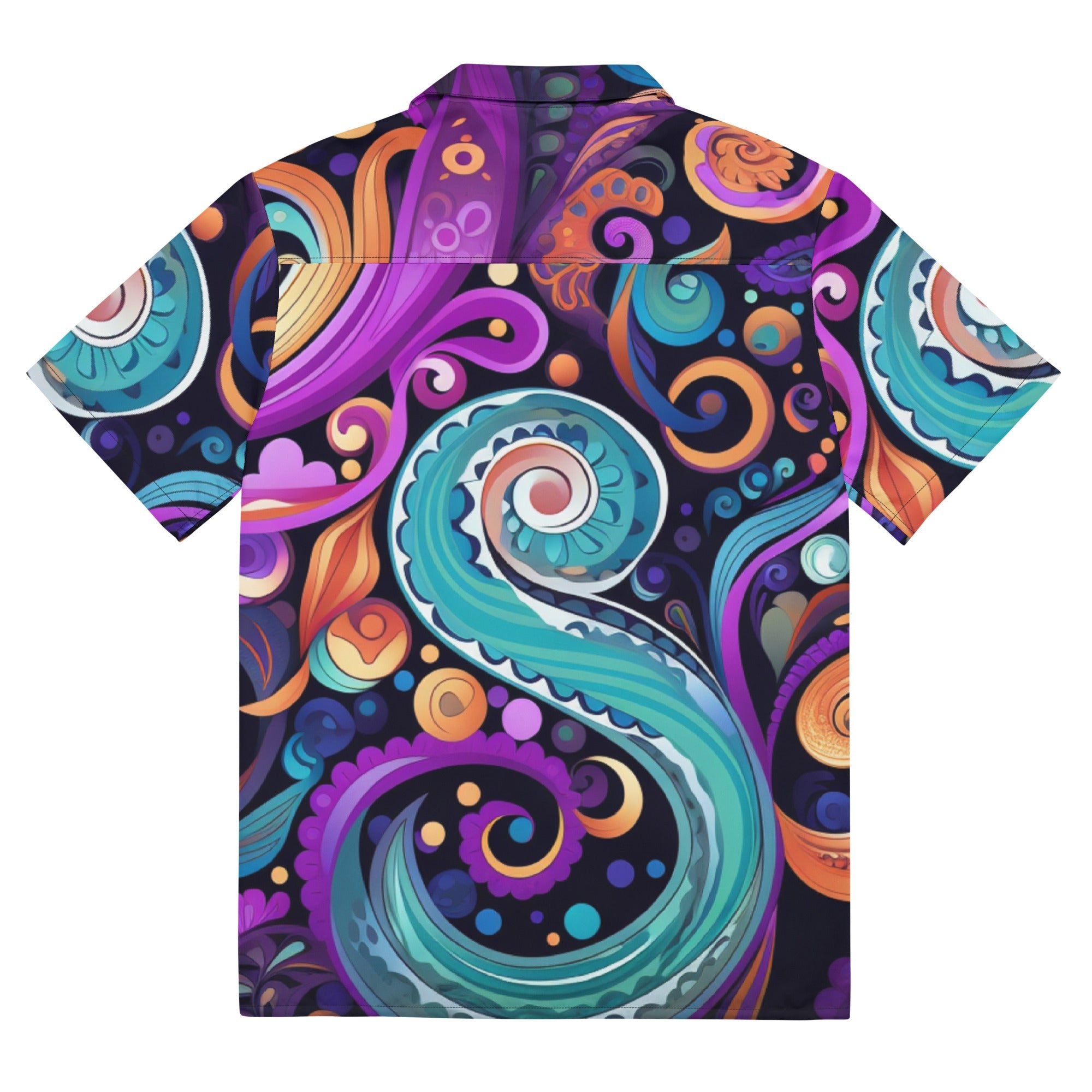 The Adventurer's Map Paisley Shirt | RPG Gamer Button - Up - Caster Coast