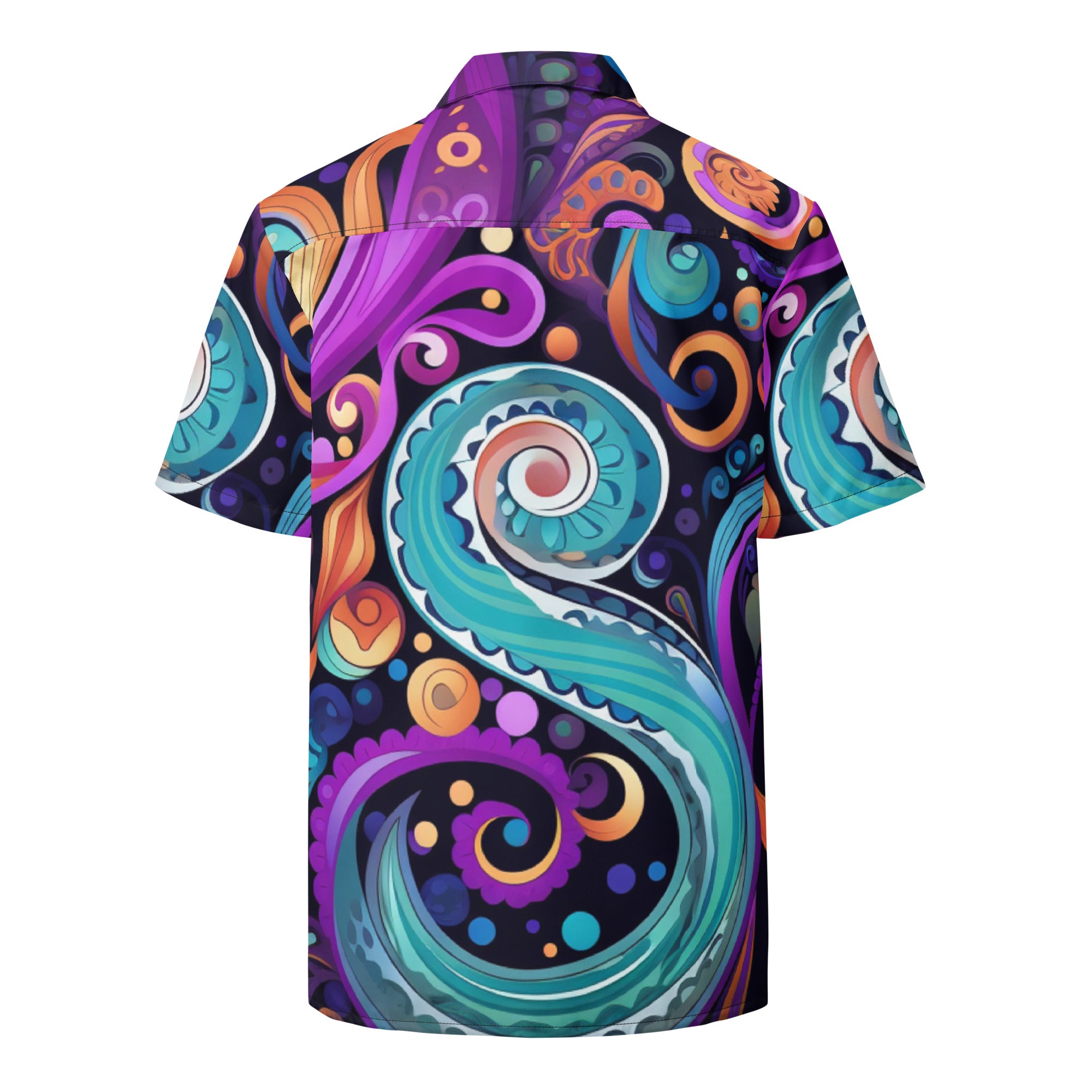 The Adventurer's Map Paisley Shirt | RPG Gamer Button - Up - Caster Coast