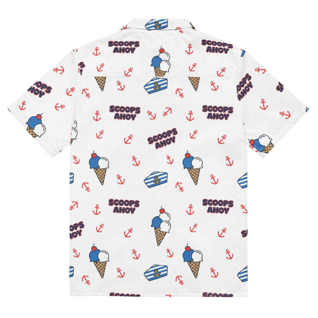 Scoops Ahoy Uniform Button - Up | Stranger Things Inspired Hawkins Shirt - Caster Coast
