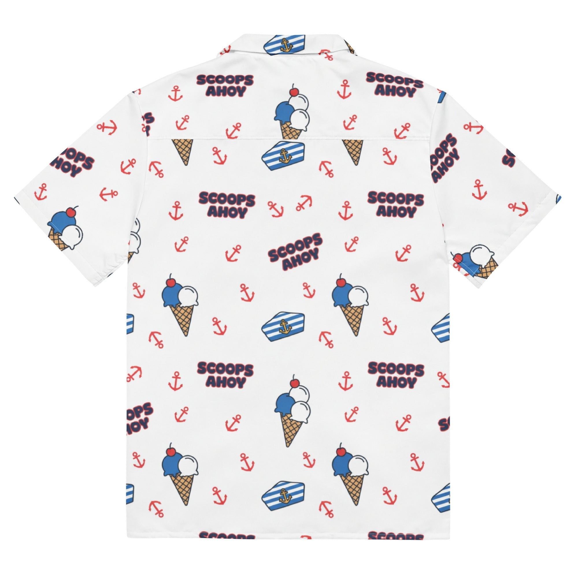 Scoops Ahoy Uniform Button - Up | Stranger Things Inspired Hawkins Shirt - Caster Coast