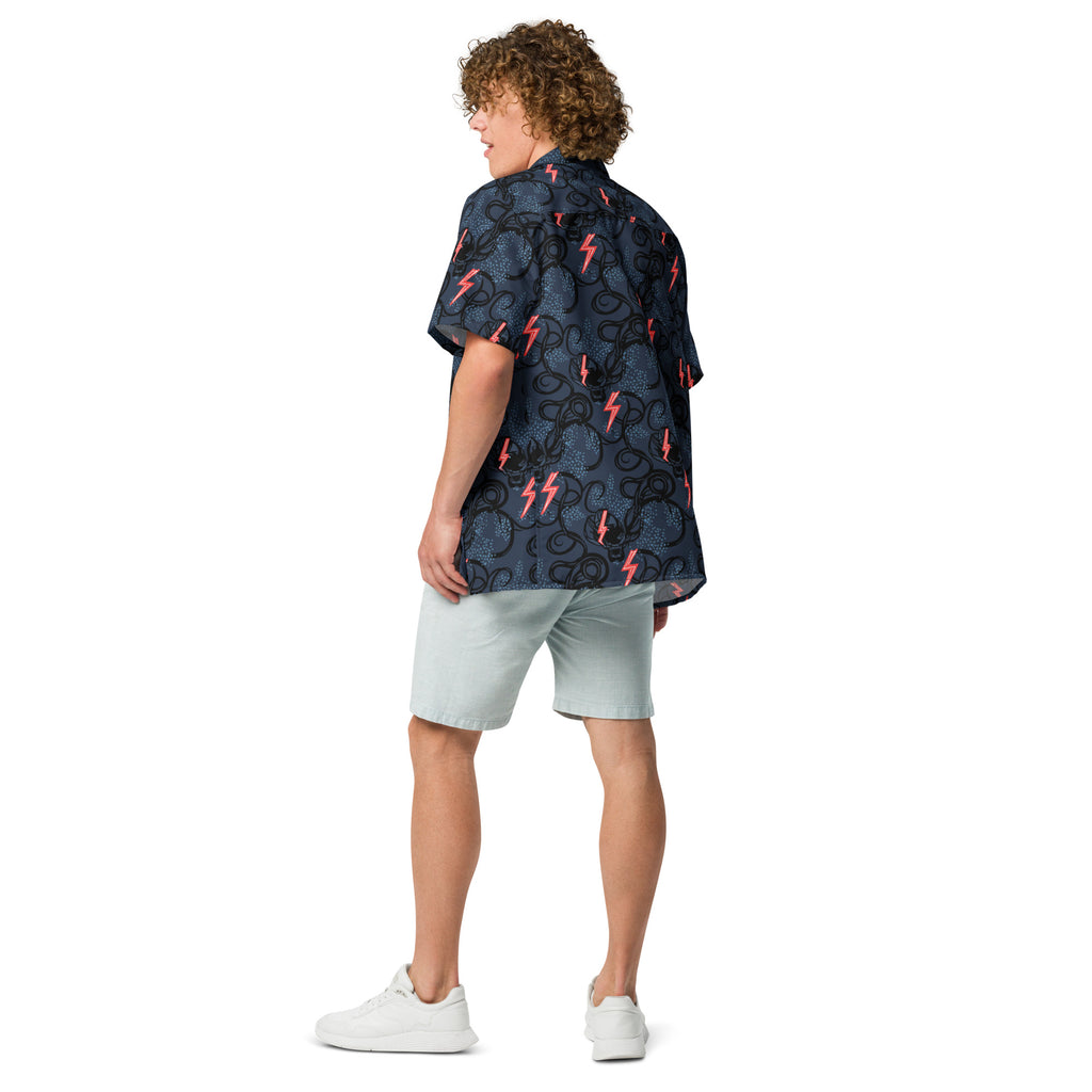 The Upside Down Button - Up Shirt | Stranger Things Inspired Hawkins Apparel - Caster Coast