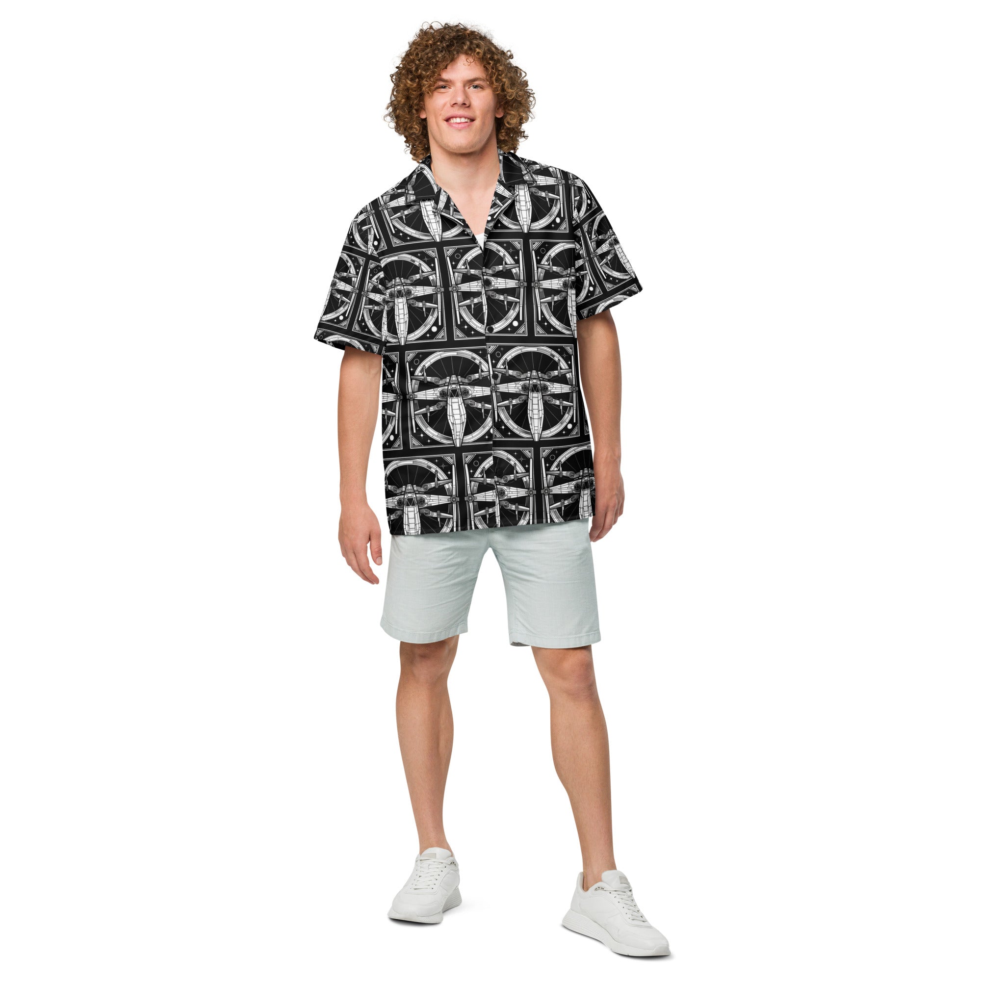 Starship Button - Up Shirt | Sci - Fi Space Shirt - Caster Coast