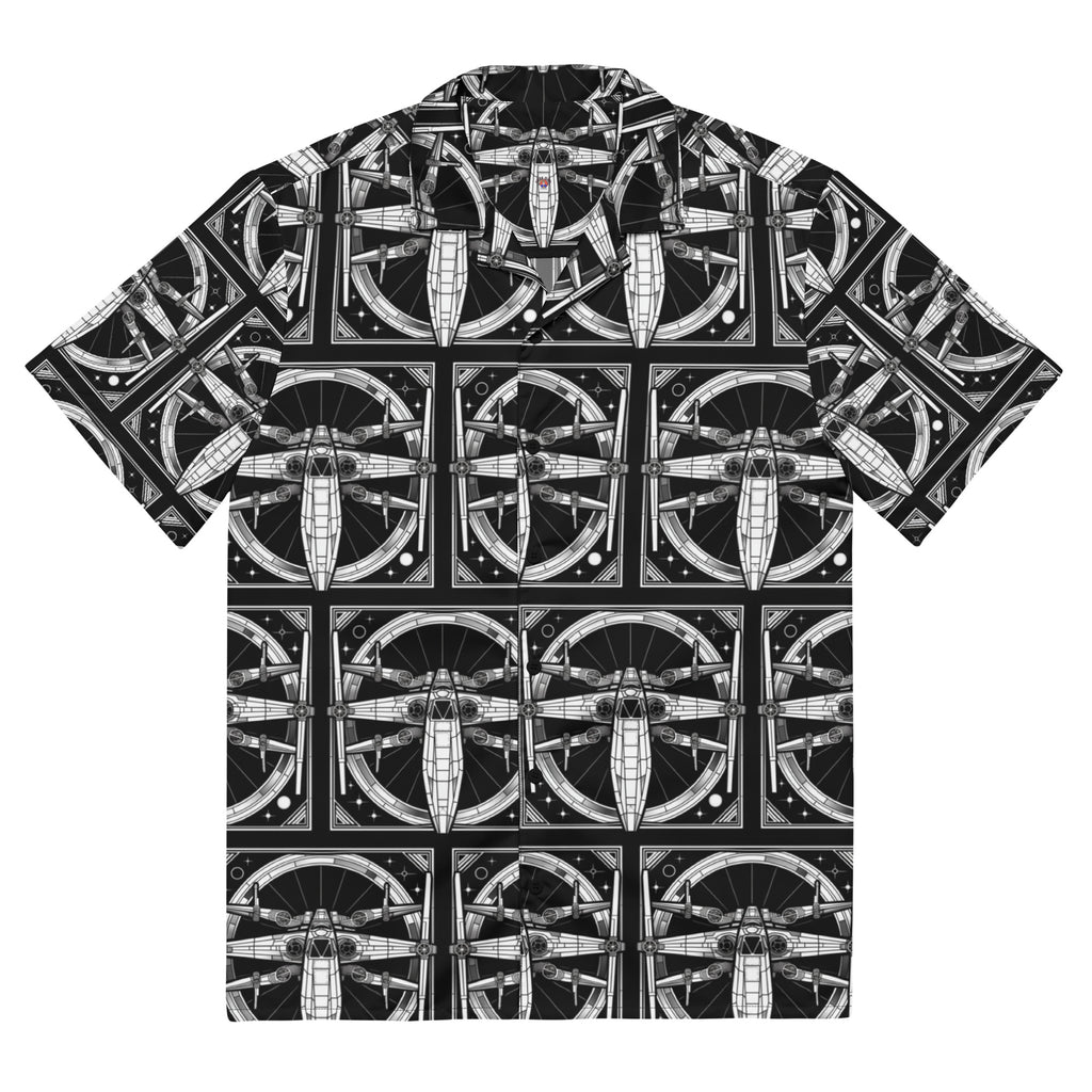 Starship Button - Up Shirt | Sci - Fi Space Shirt - Caster Coast