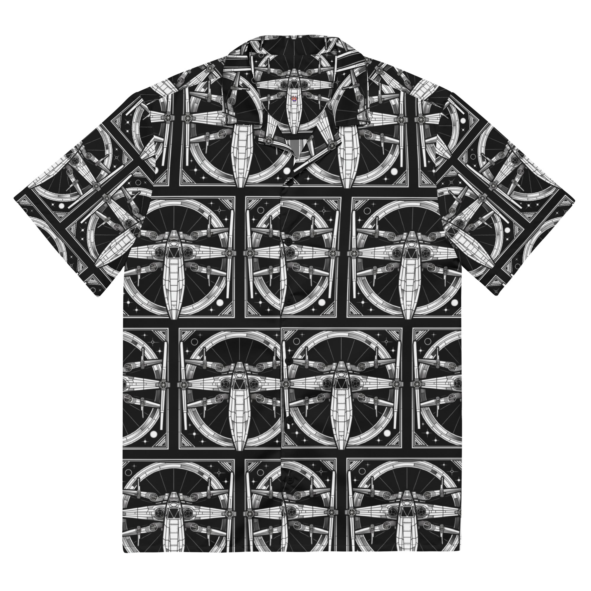 Starship Button - Up Shirt | Sci - Fi Space Shirt - Caster Coast