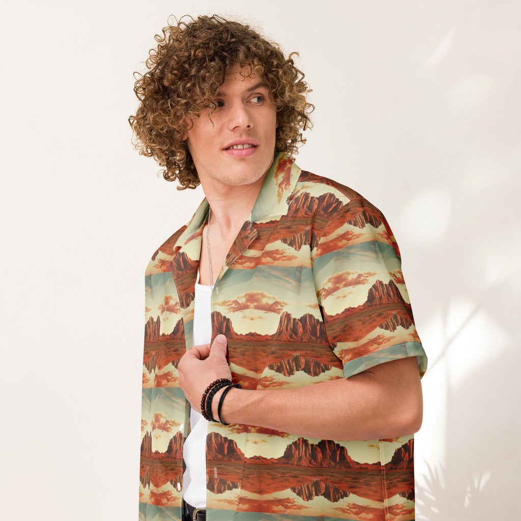 Arizona Fun Geek Dad Button-Up Shirt | Caster Coast