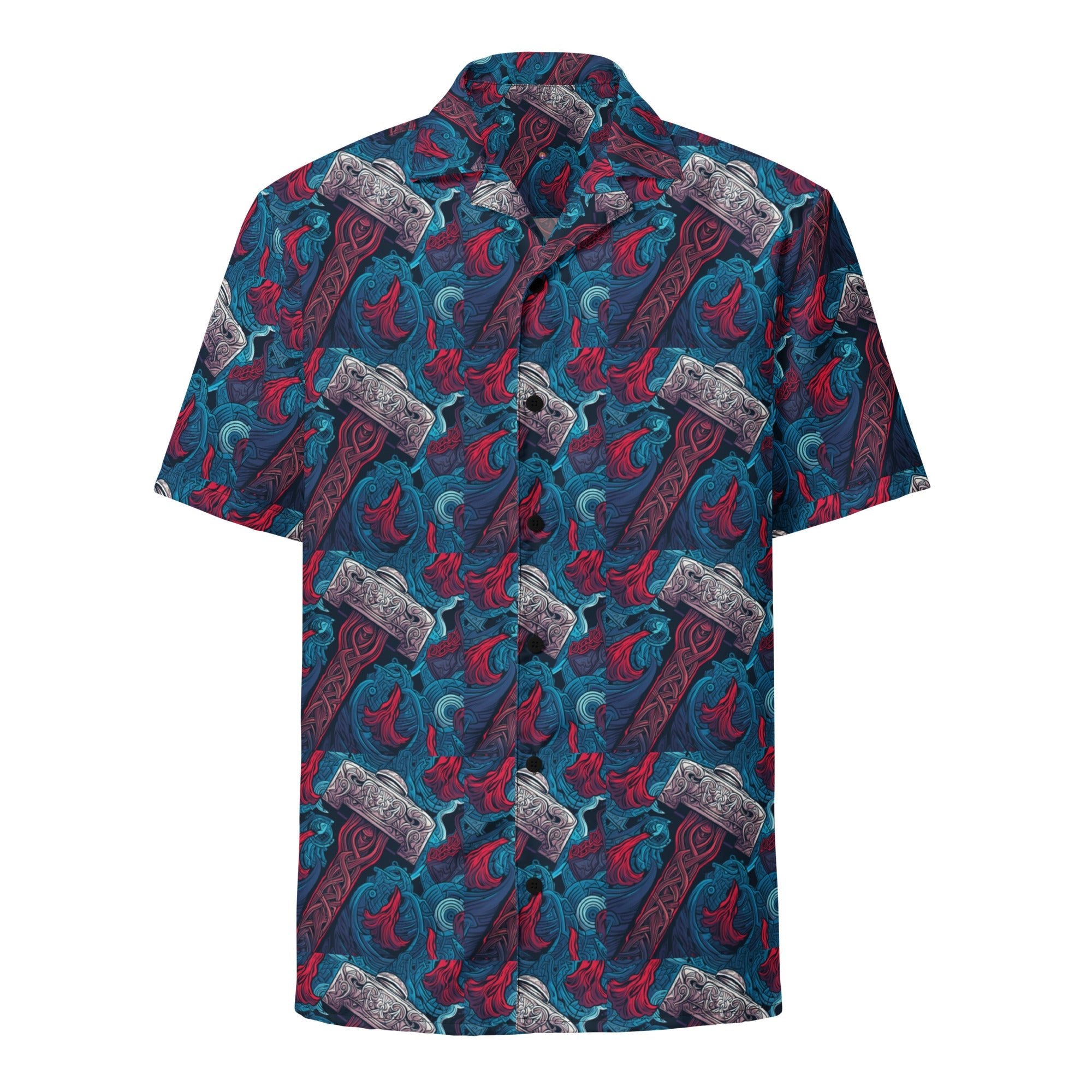 Hammer Time Button - Up Shirt | Retro Hip Hop Shirt - Caster Coast
