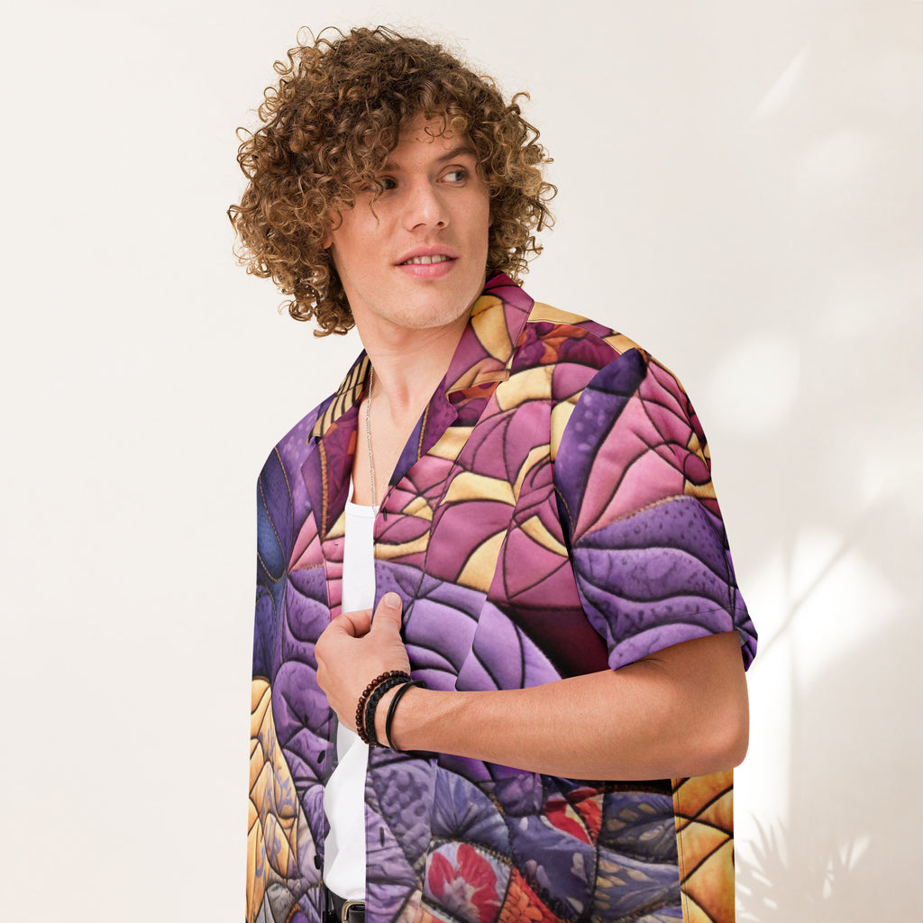Grandma's Quilted Button - Up Shirt | Cozy Quilt Pattern Shirt - Caster Coast