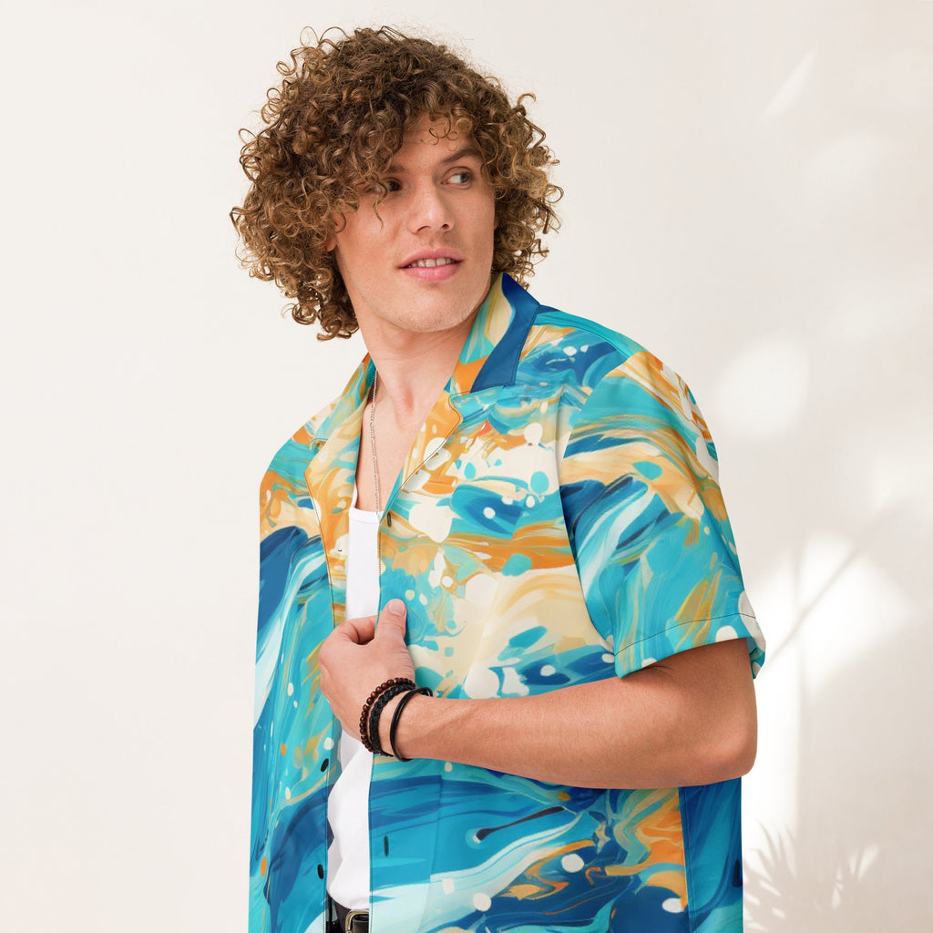 Miami Fan Button - Up Shirt | Football Shirt - Caster Coast