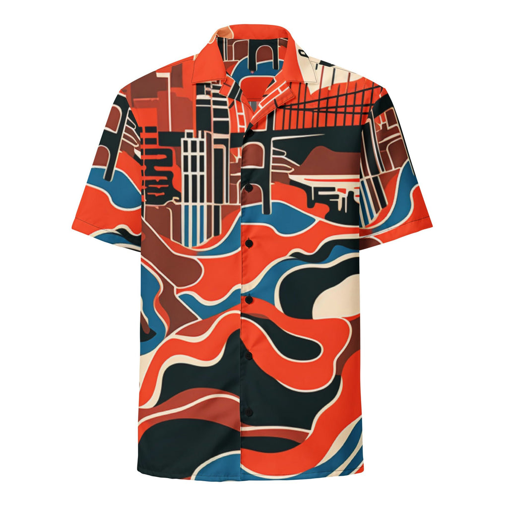 SF Fan Button - Up Shirt | Baseball Shirt - Caster Coast