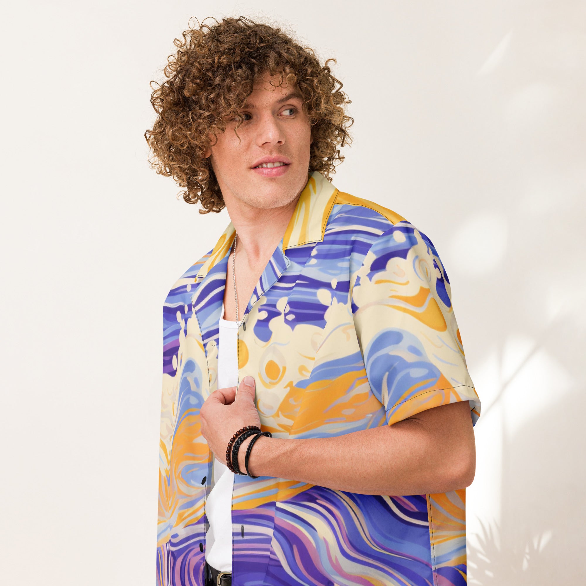 LA Fan Button-Up Shirt | Basketball Shirt