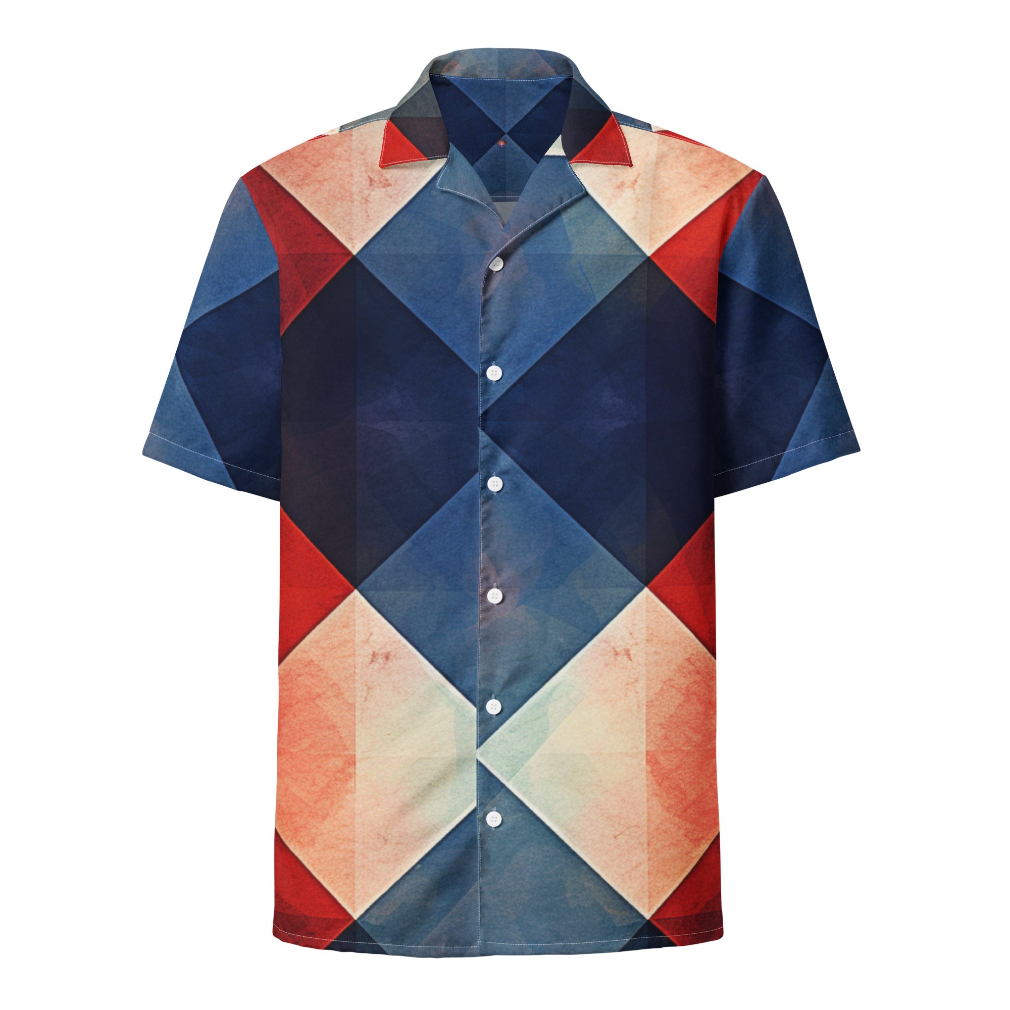 Mr. Argyle Button - Up Shirt | Classic Pattern Shirt - Caster Coast