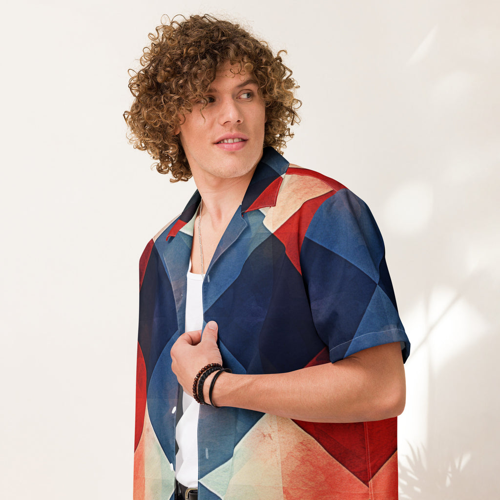 Mr. Argyle Button - Up Shirt | Classic Pattern Shirt - Caster Coast