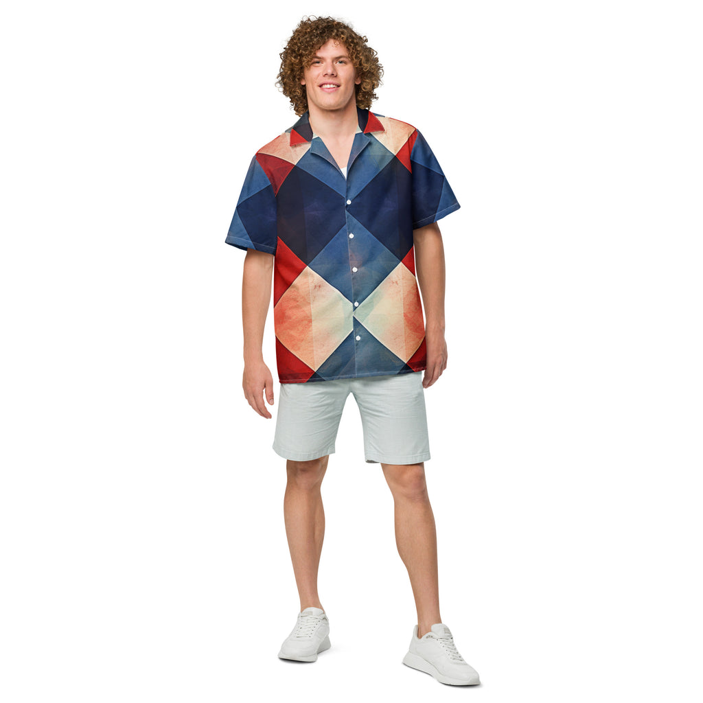 Mr. Argyle Button - Up Shirt | Classic Pattern Shirt - Caster Coast