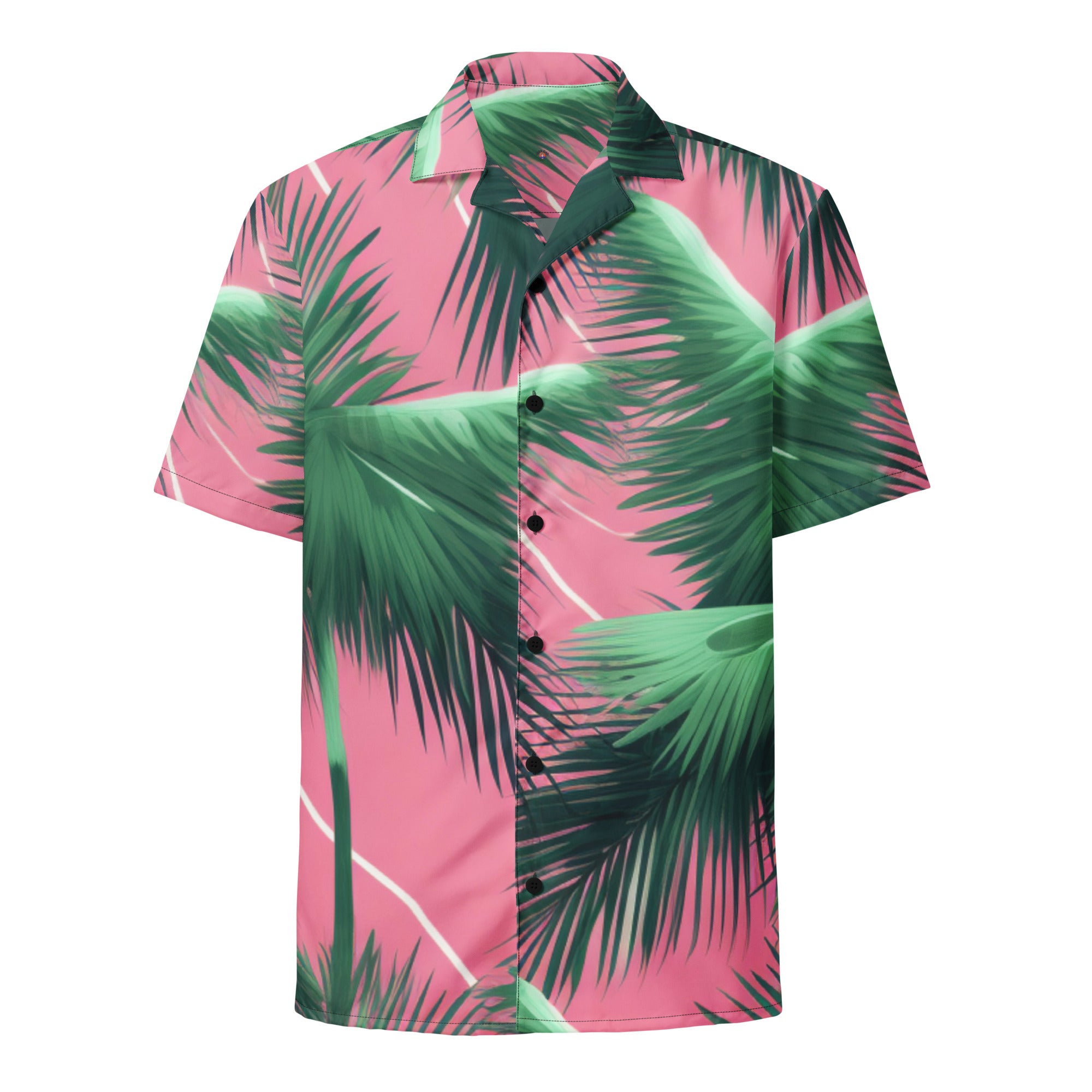 Pink Tropics Button - Up Shirt | Tropical Summer Shirt - Caster Coast