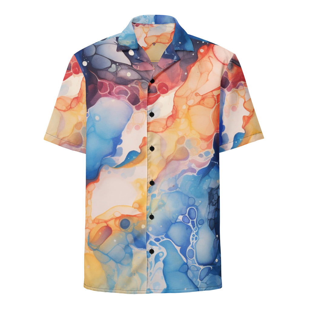 Surreal Space Button - Up Shirt | Psychedelic Sci - Fi Shirt - Caster Coast