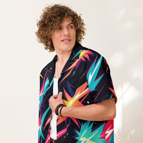 Birth of a Star Button - Up Shirt | Space Nebula Shirt - Caster Coast