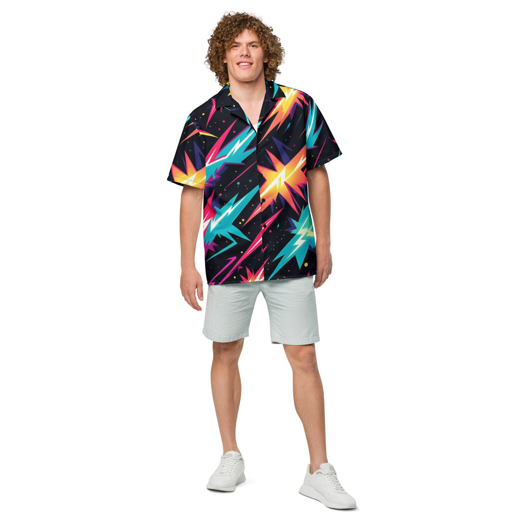 Birth of a Star Button - Up Shirt | Space Nebula Shirt - Caster Coast