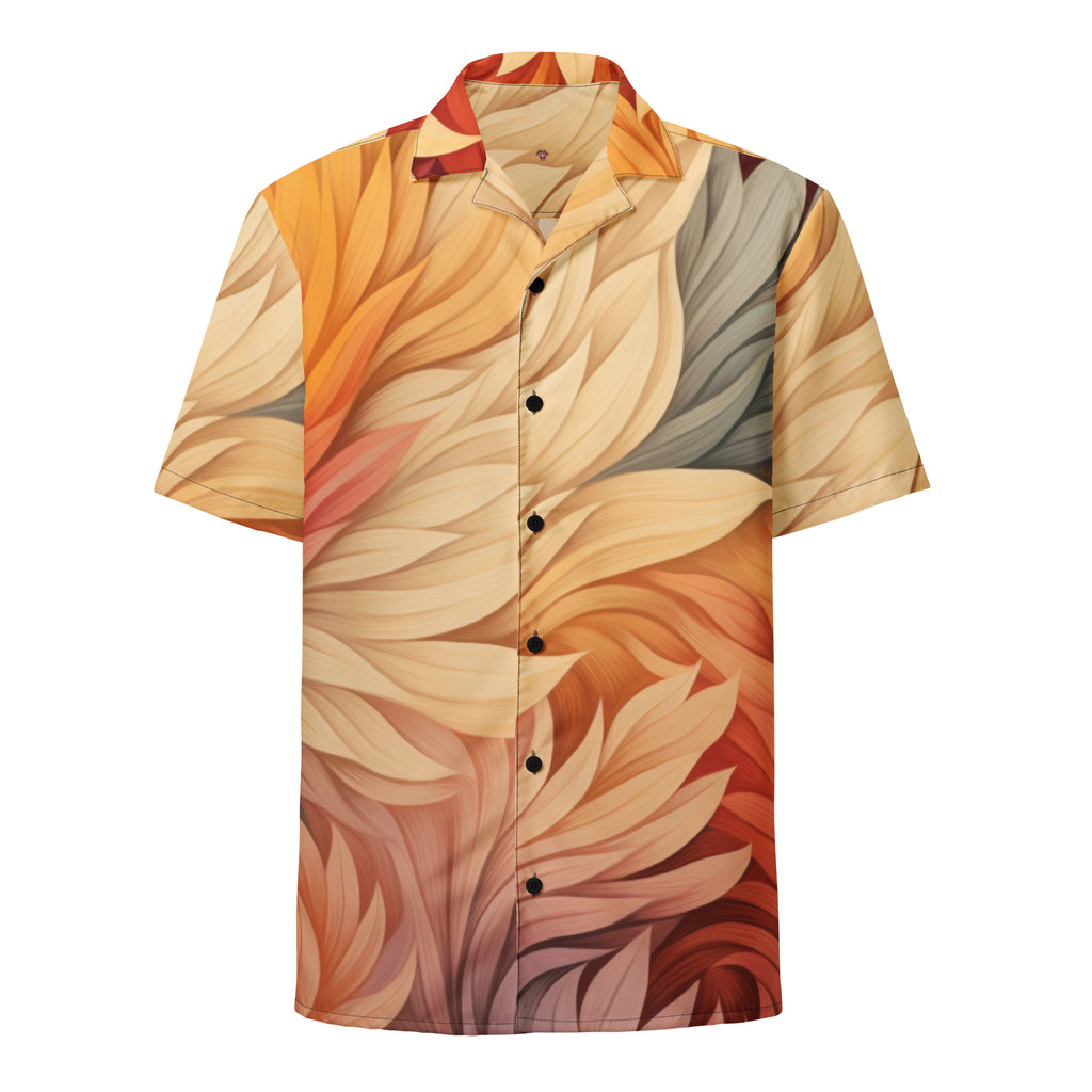 Amazing Fall Button - Up Shirt | Autumn Foliage Shirt - Caster Coast