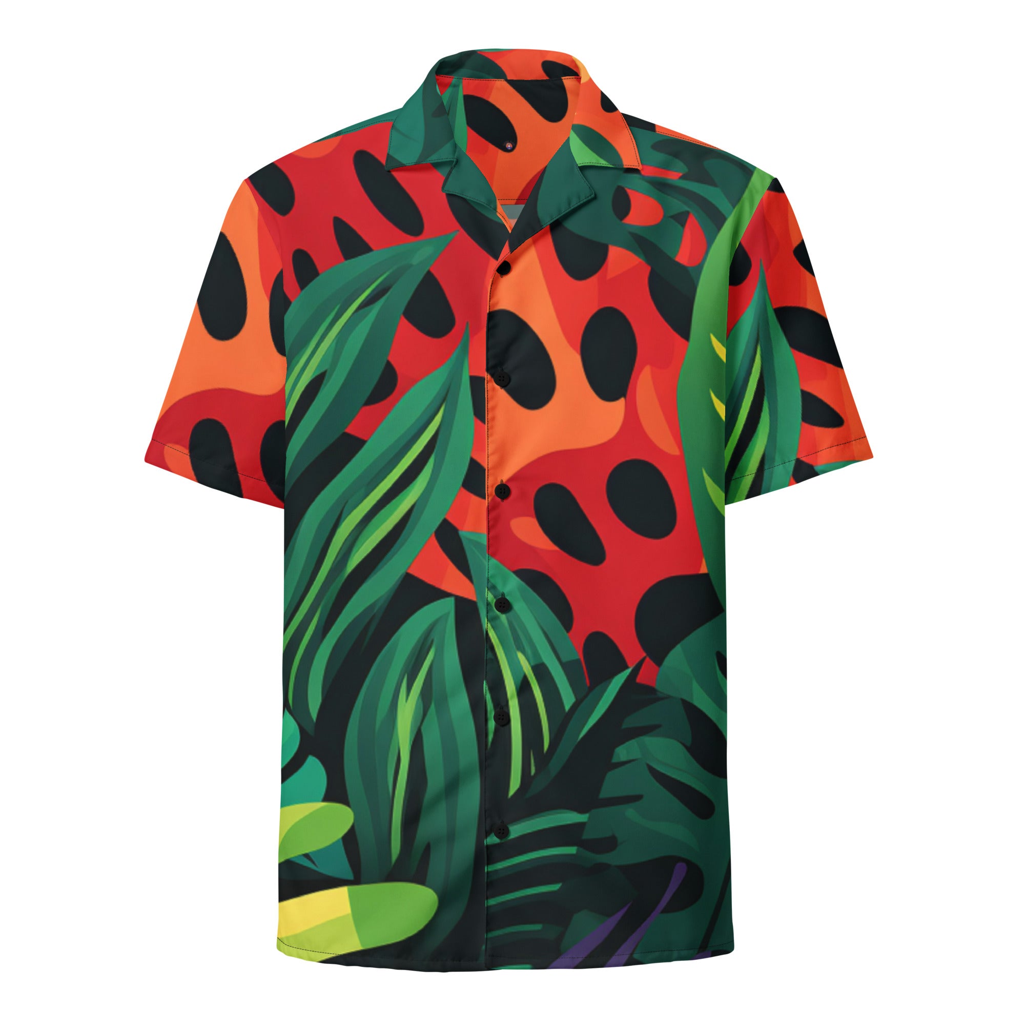 Jungle Fun Button - Up Shirt | Tropical Adventure Shirt - Caster Coast