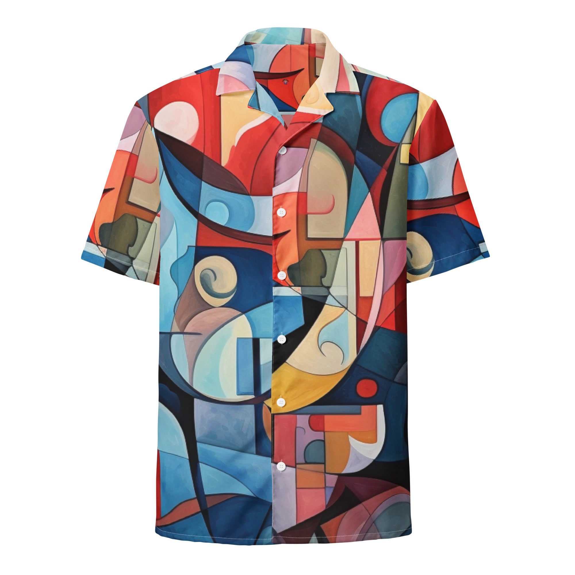 Abstract Art Unisex button shirt - Caster Coast