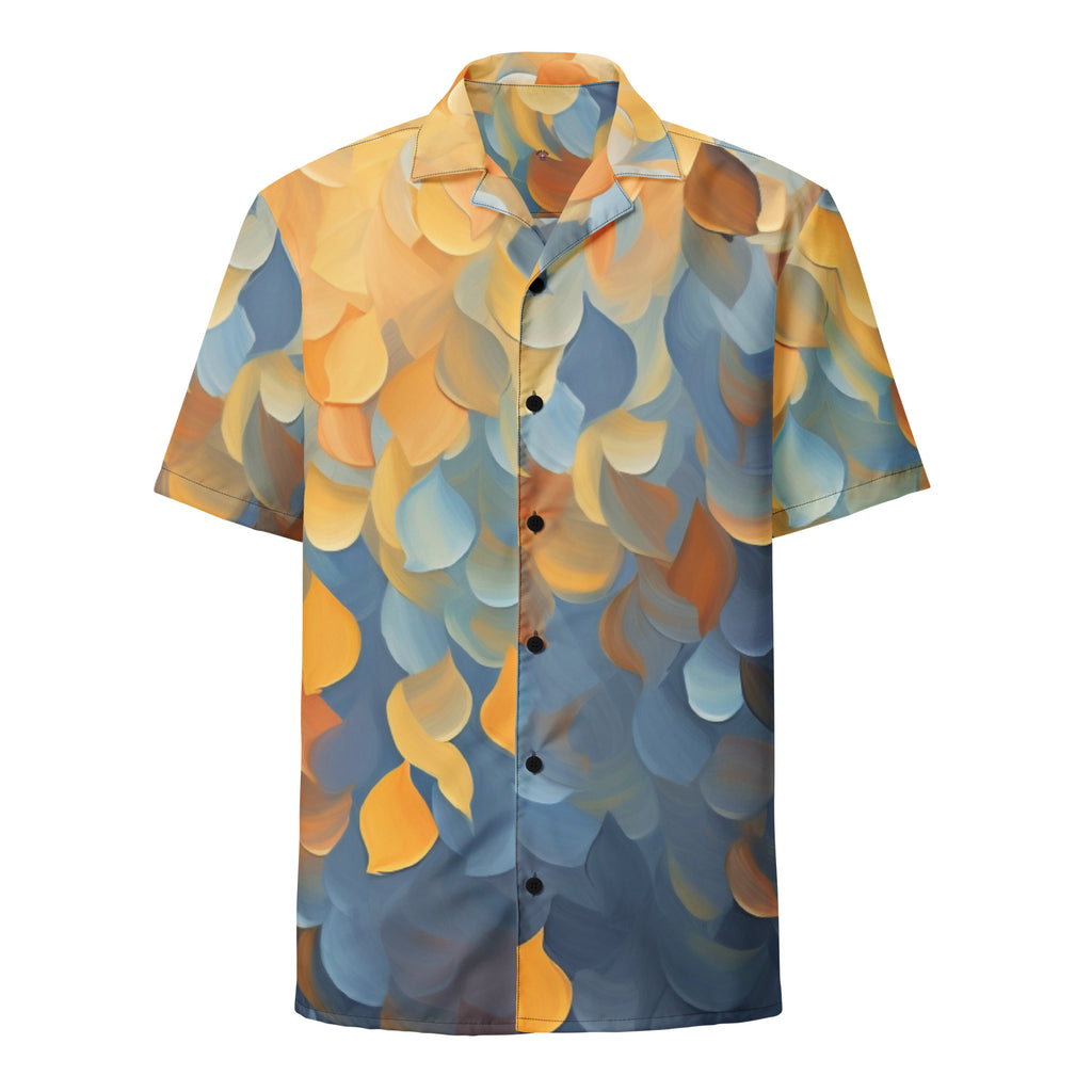 Leaving Fall Button - Up Shirt | Autumn Nature Shirt - Caster Coast