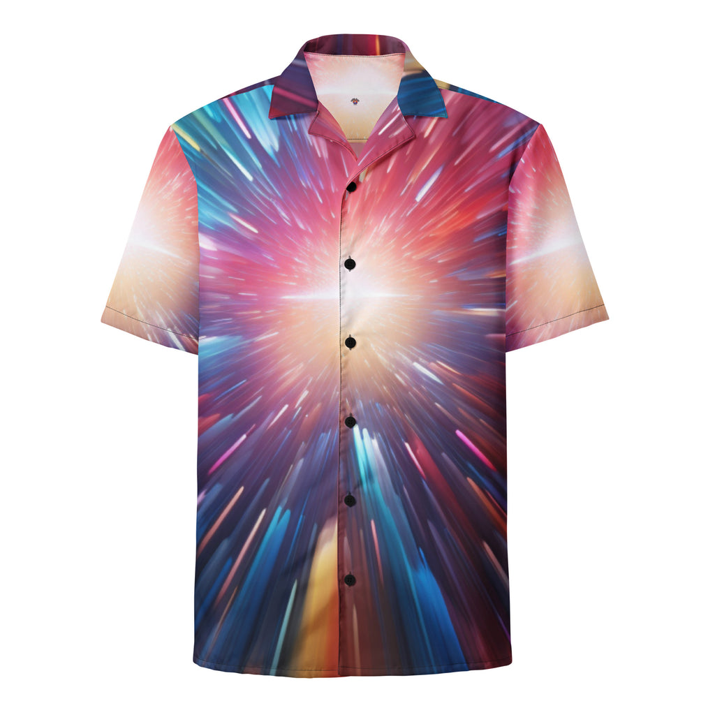 Across the Galaxy Button - Up Shirt | Space Sci - Fi Shirt - Caster Coast