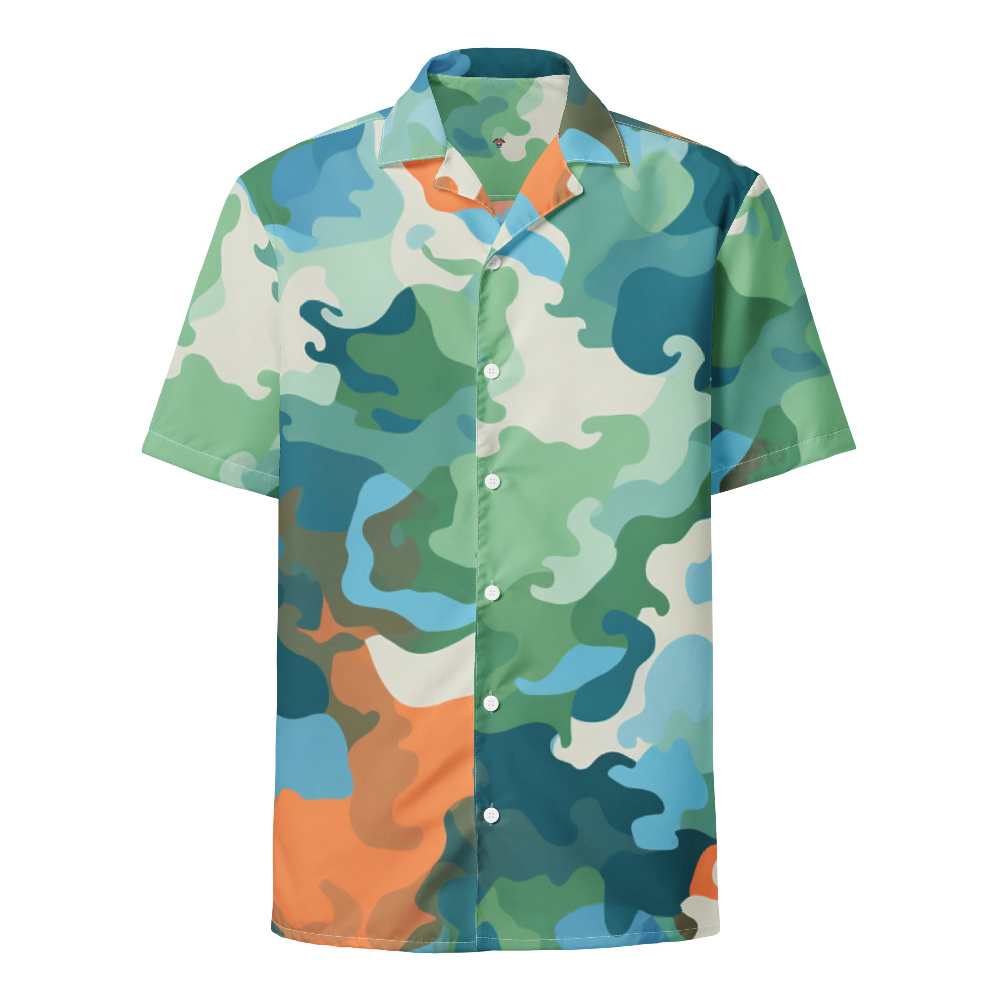 Subtle Gaming Camo Button - Down Shirt | Geek Dad Fashion - Caster Coast