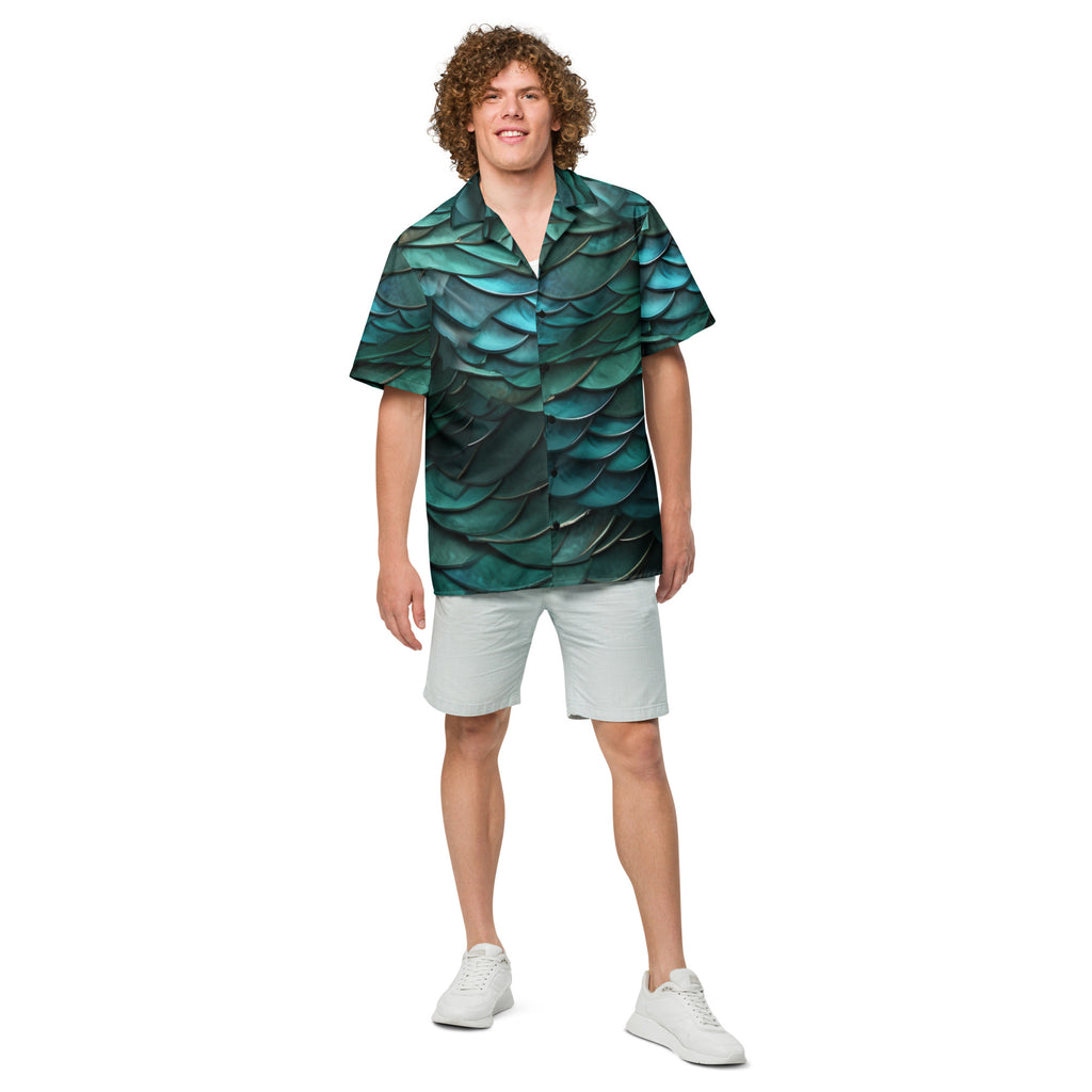 Dragonscale Armor Unisex button shirt - Caster Coast