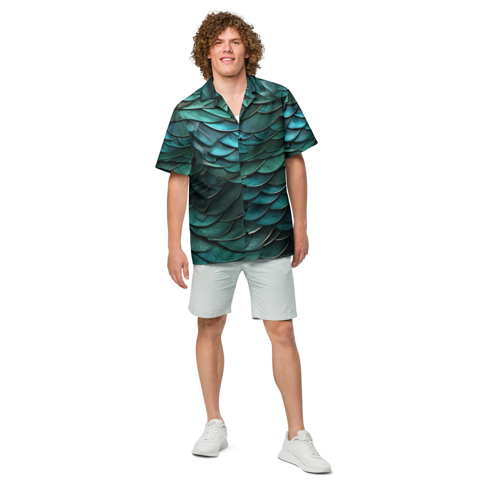 Dragonscale Armor Unisex button shirt - Caster Coast
