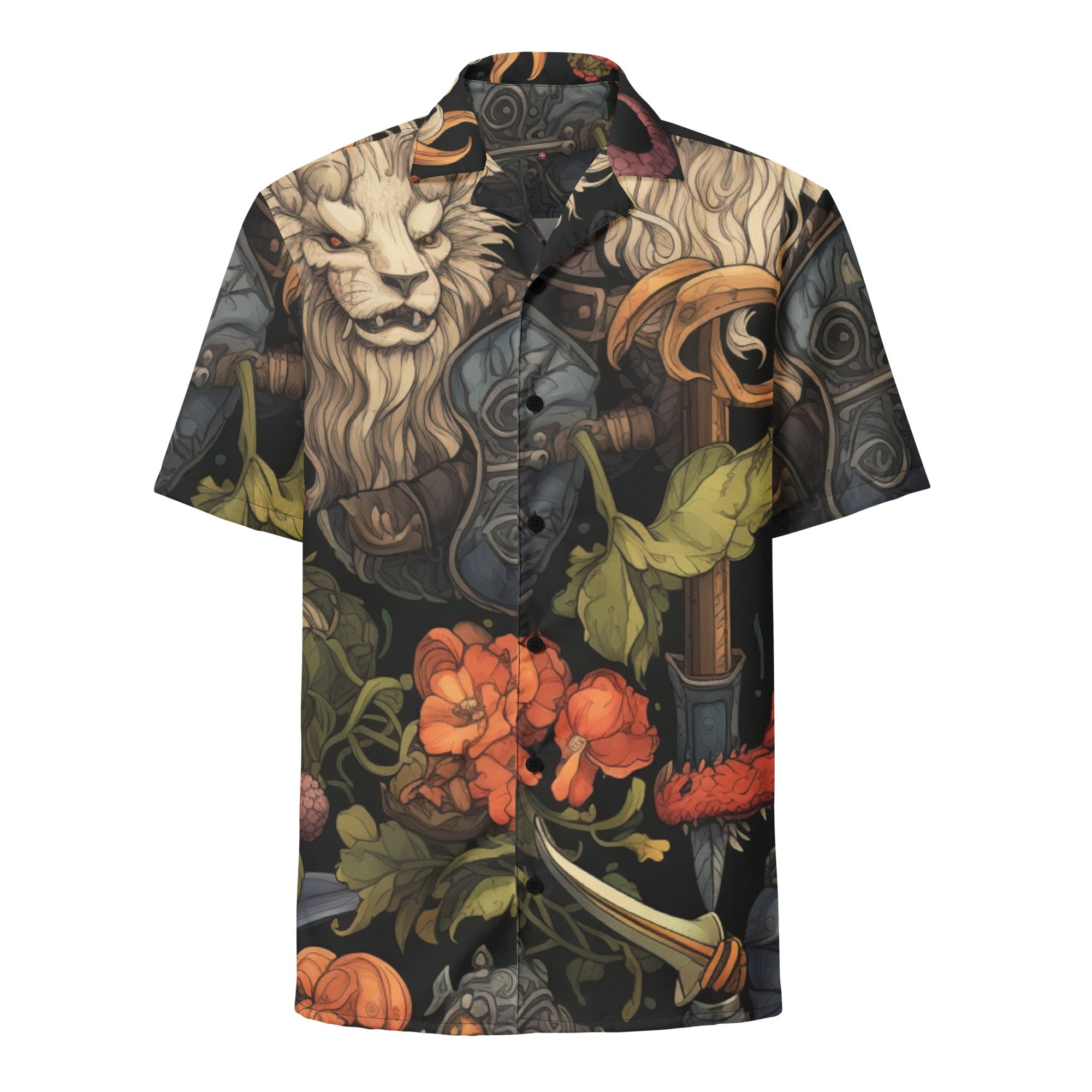 Dungeon Master Button - Up Shirt | D&D Shirt for Geek Dads - Caster Coast