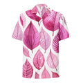 Pink Palm Button - Up Shirt | UPF50+ Summer Shirt - Caster Coast