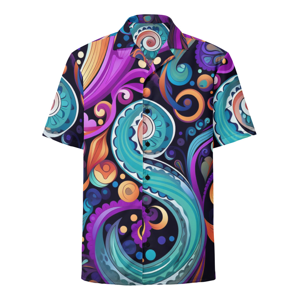 The Adventurer's Map Paisley Shirt | RPG Gamer Button - Up - Caster Coast