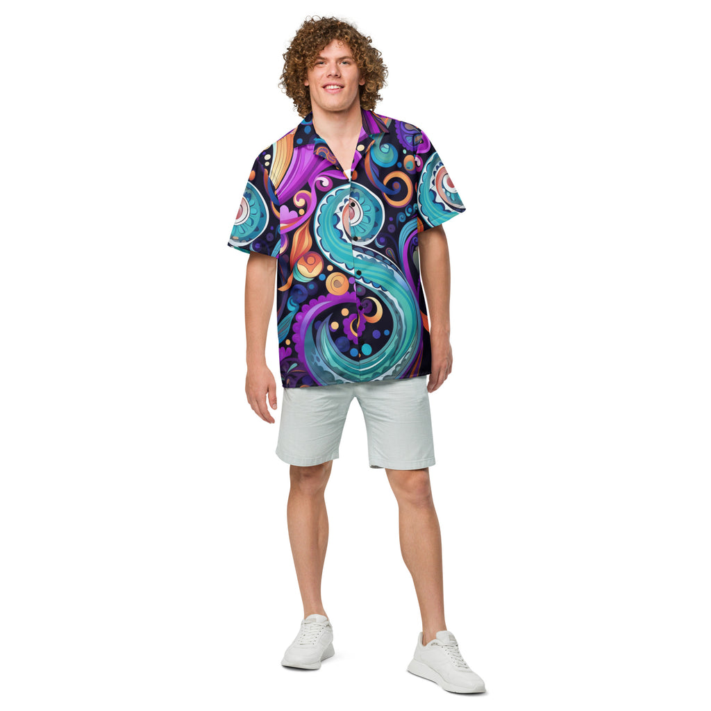 The Adventurer's Map Paisley Shirt | RPG Gamer Button - Up - Caster Coast