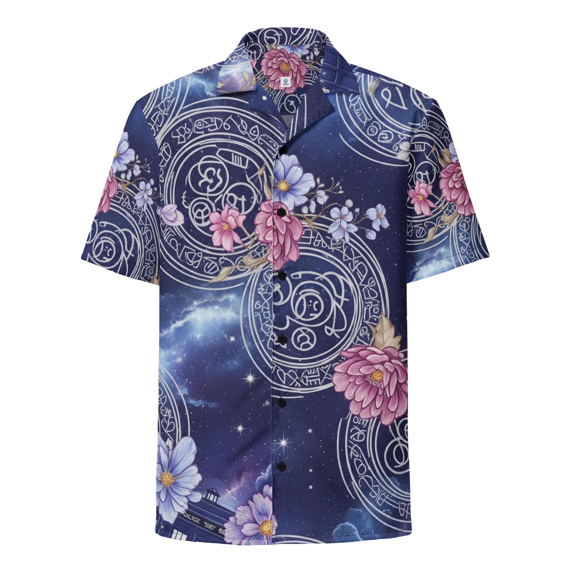 Wizard's Spellbook Button - Up Shirt | D&D Arcane Apparel - Caster Coast